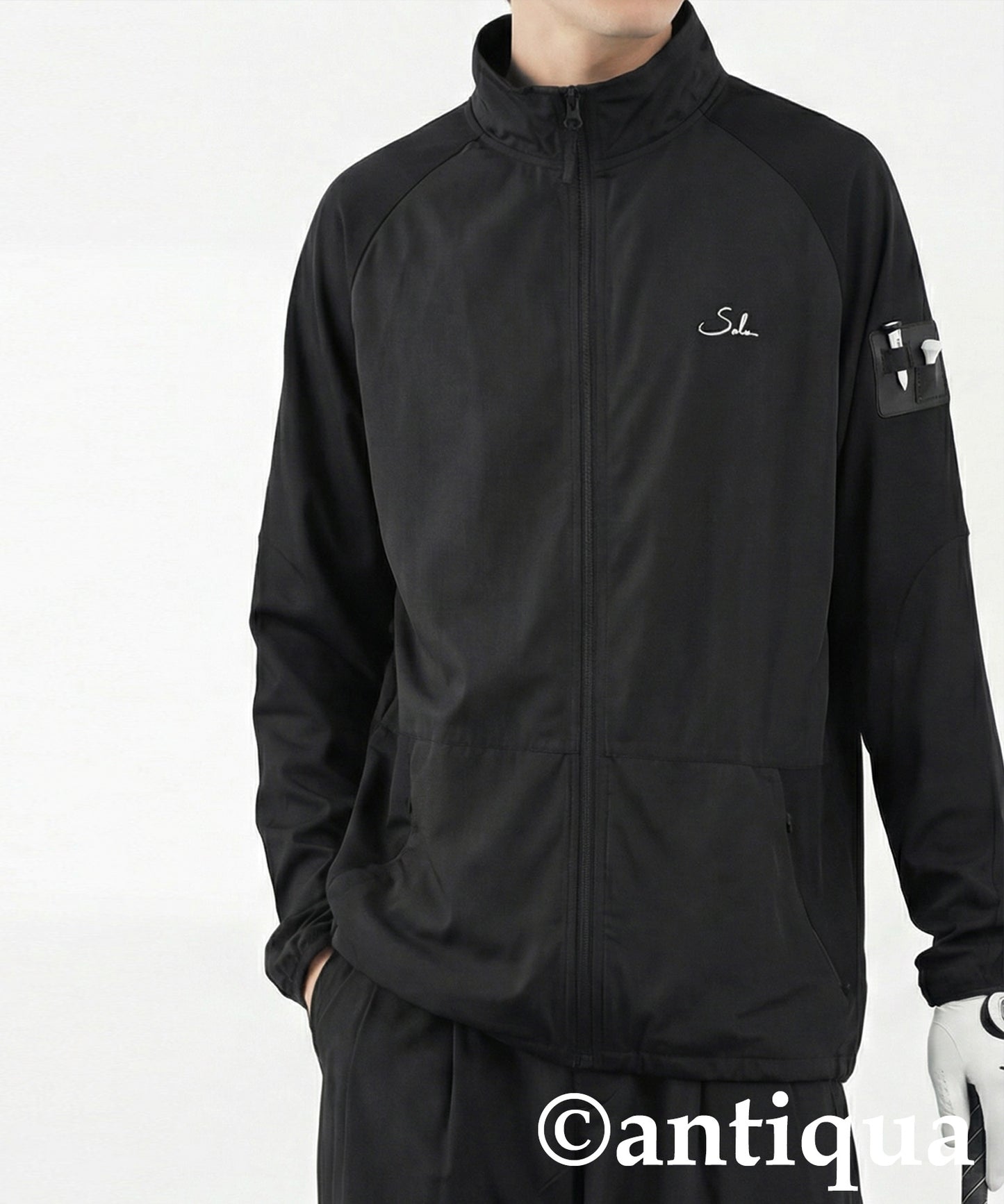 Stretch Zip-Up Top Men's