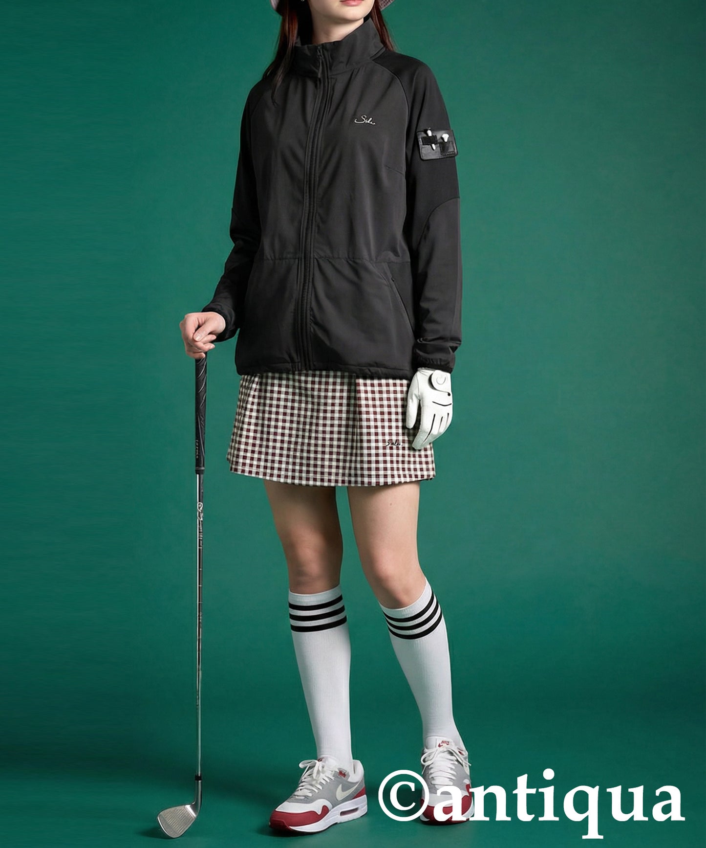 Stretch Zip-Up Top Ladies