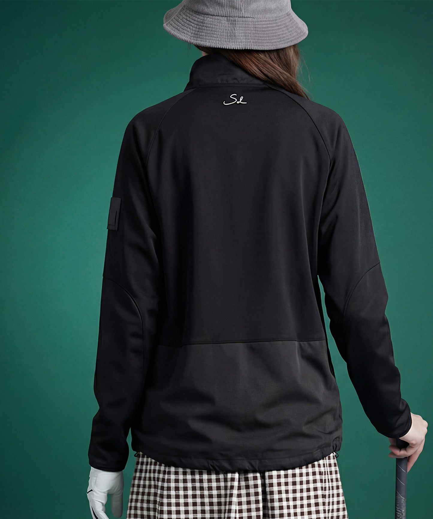 Stretch Zip-Up Top Ladies