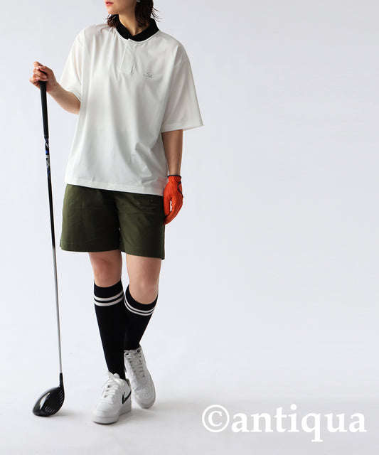 ANTIQUA GOLF×STCH Color-Matched Tops Ladies