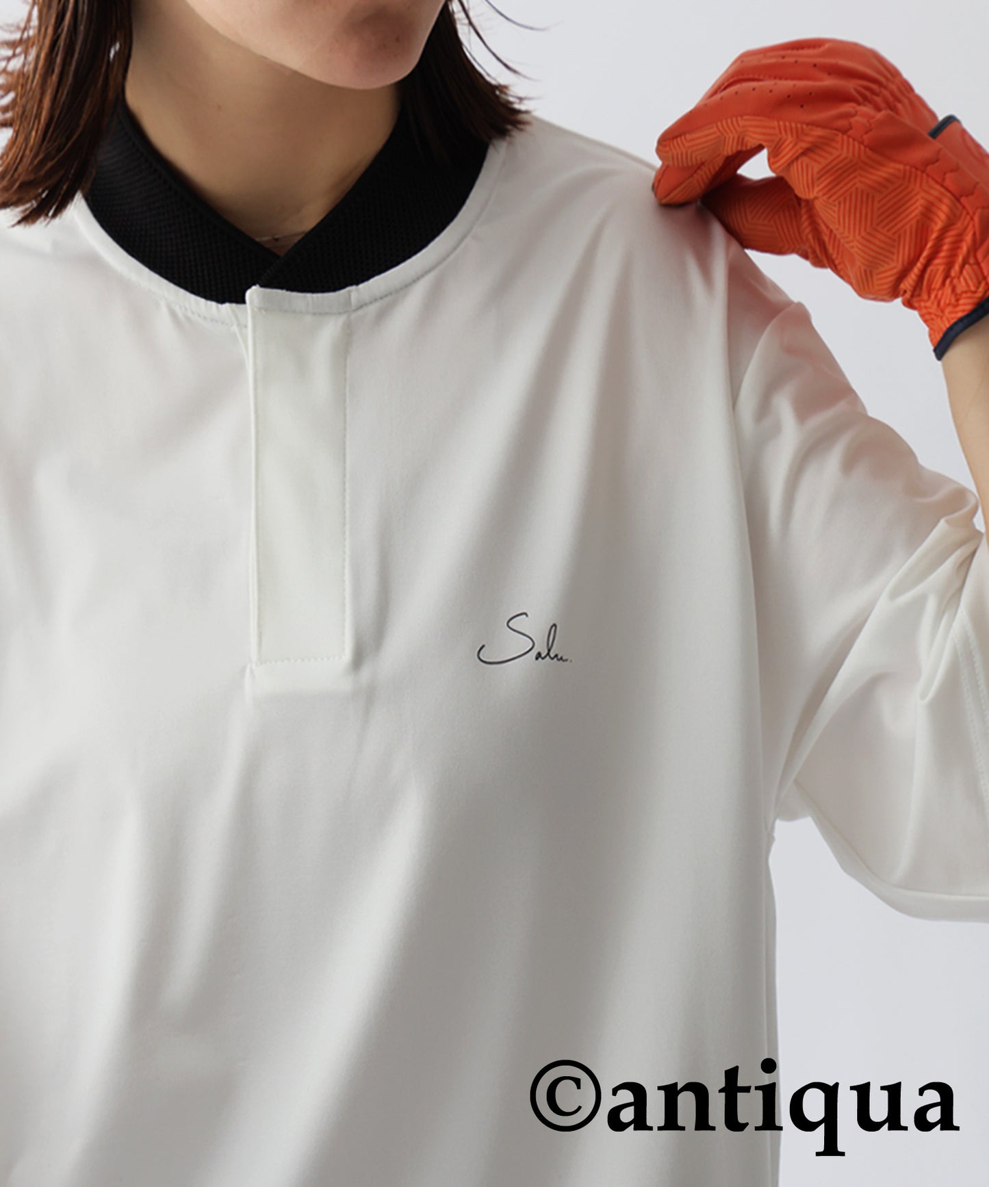 ANTIQUA GOLF×STCH Color-Matched Tops Ladies