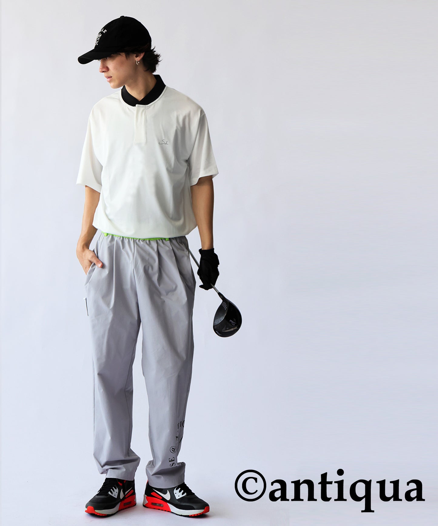 ANTIQUA GOLF×STCH Color-Matched Tops Men's