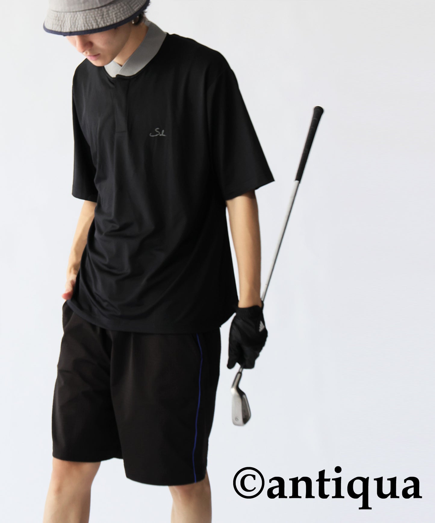 ANTIQUA GOLF×STCH Color-Matched Tops Men's
