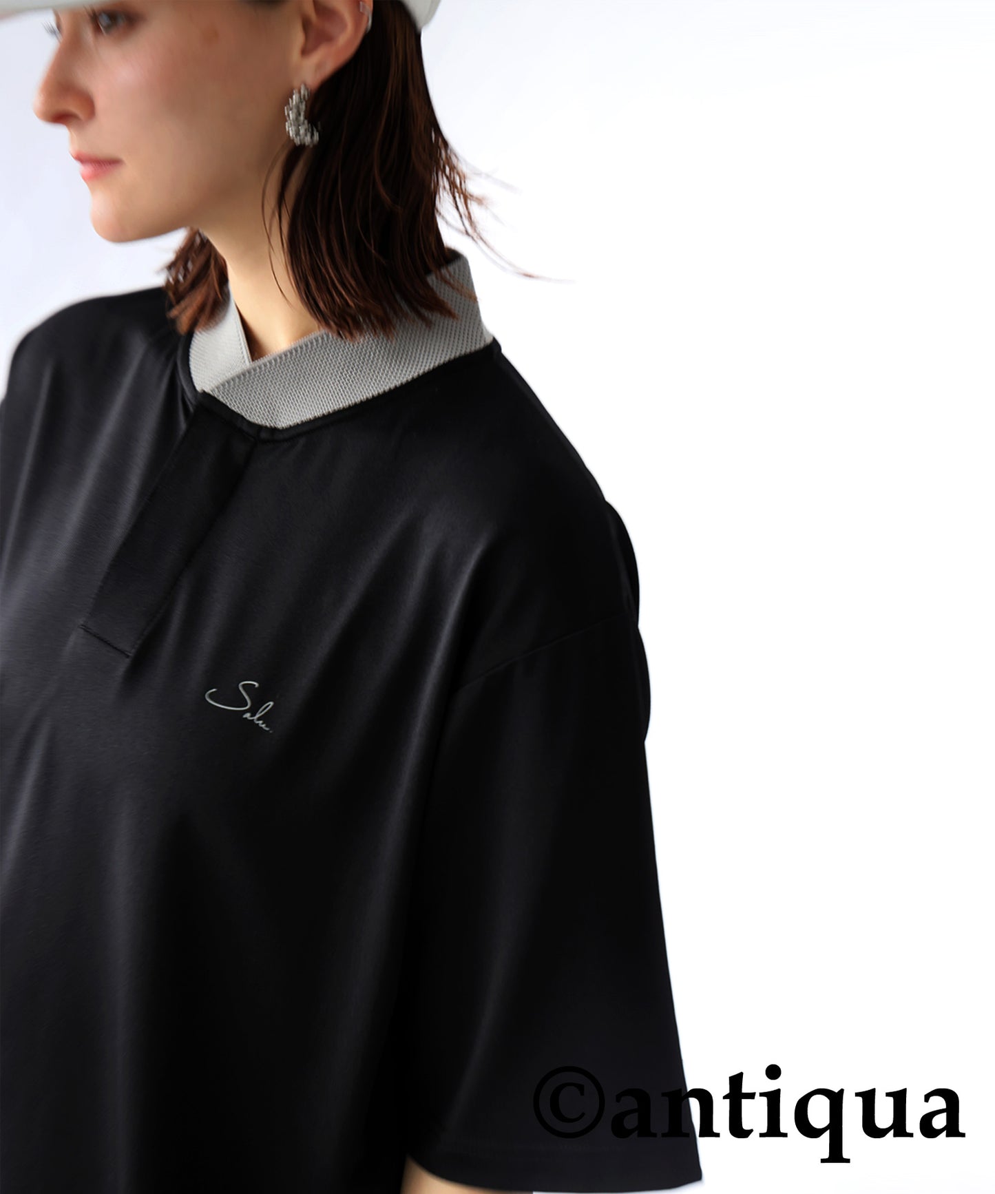 ANTIQUA GOLF×STCH Color-Matched Tops Ladies