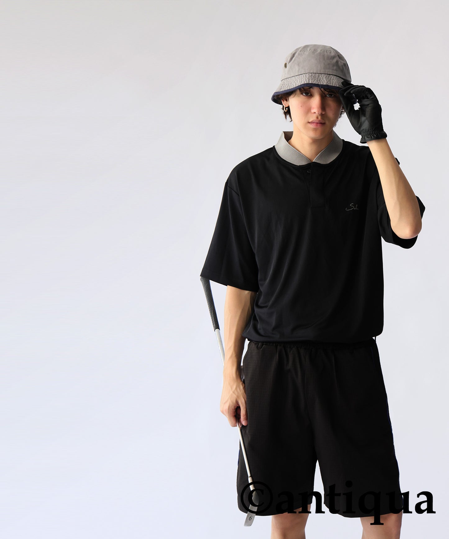 ANTIQUA GOLF×STCH Color-Matched Tops Men's