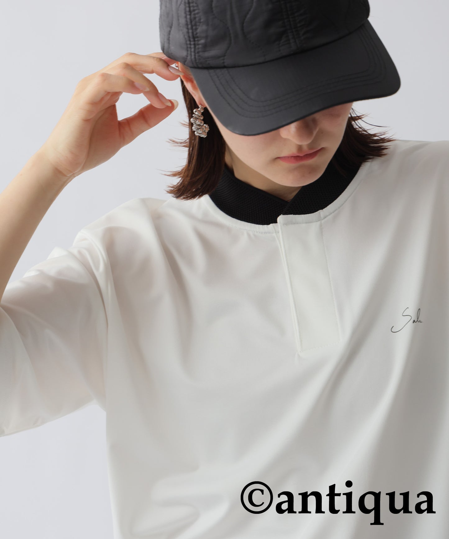 ANTIQUA GOLF×STCH Color-Matched Tops Ladies