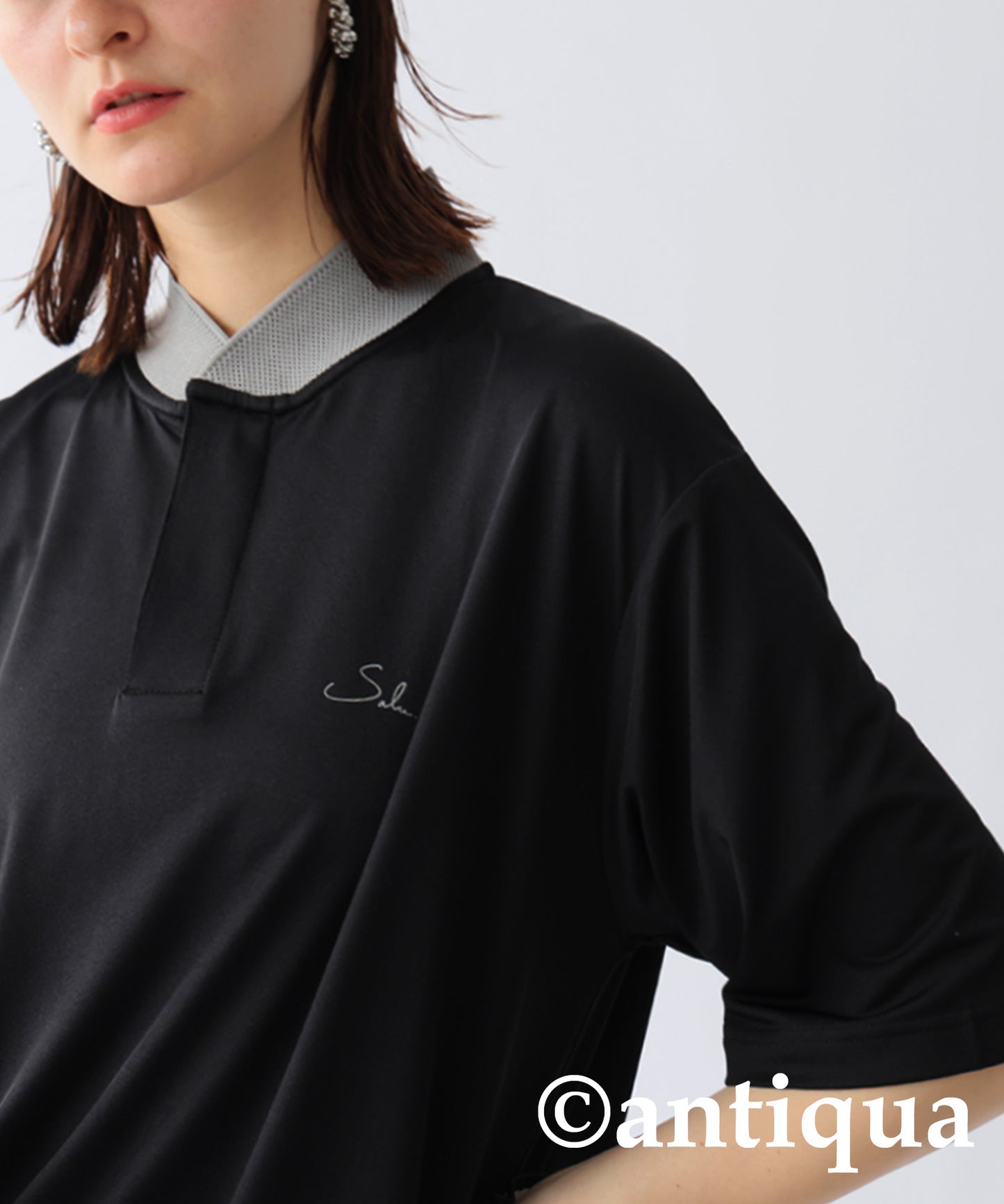 ANTIQUA GOLF×STCH Color-Matched Tops Ladies