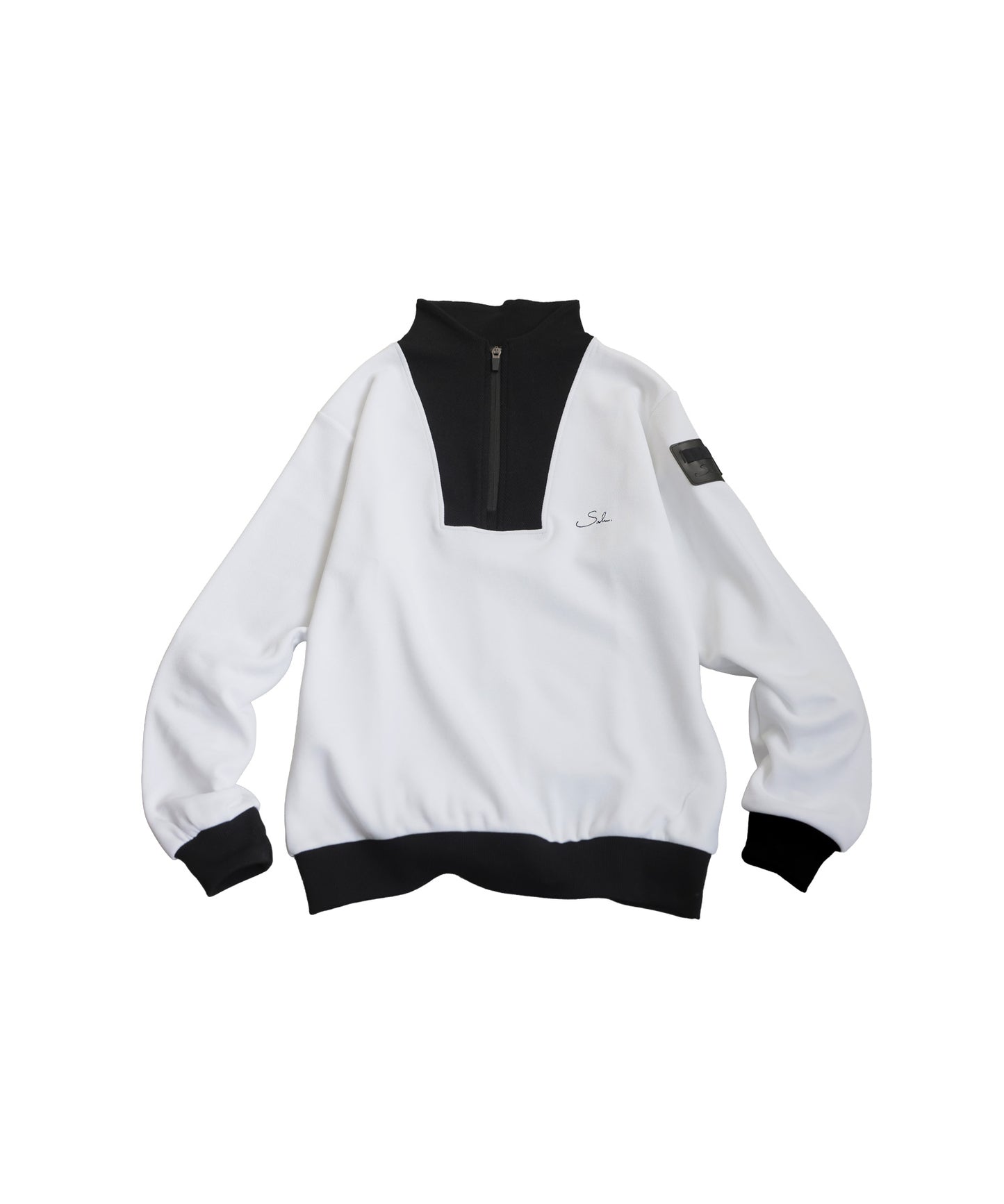 ANTIQUA GOLF×STCH Half-Zip High-Neck Top Ladies
