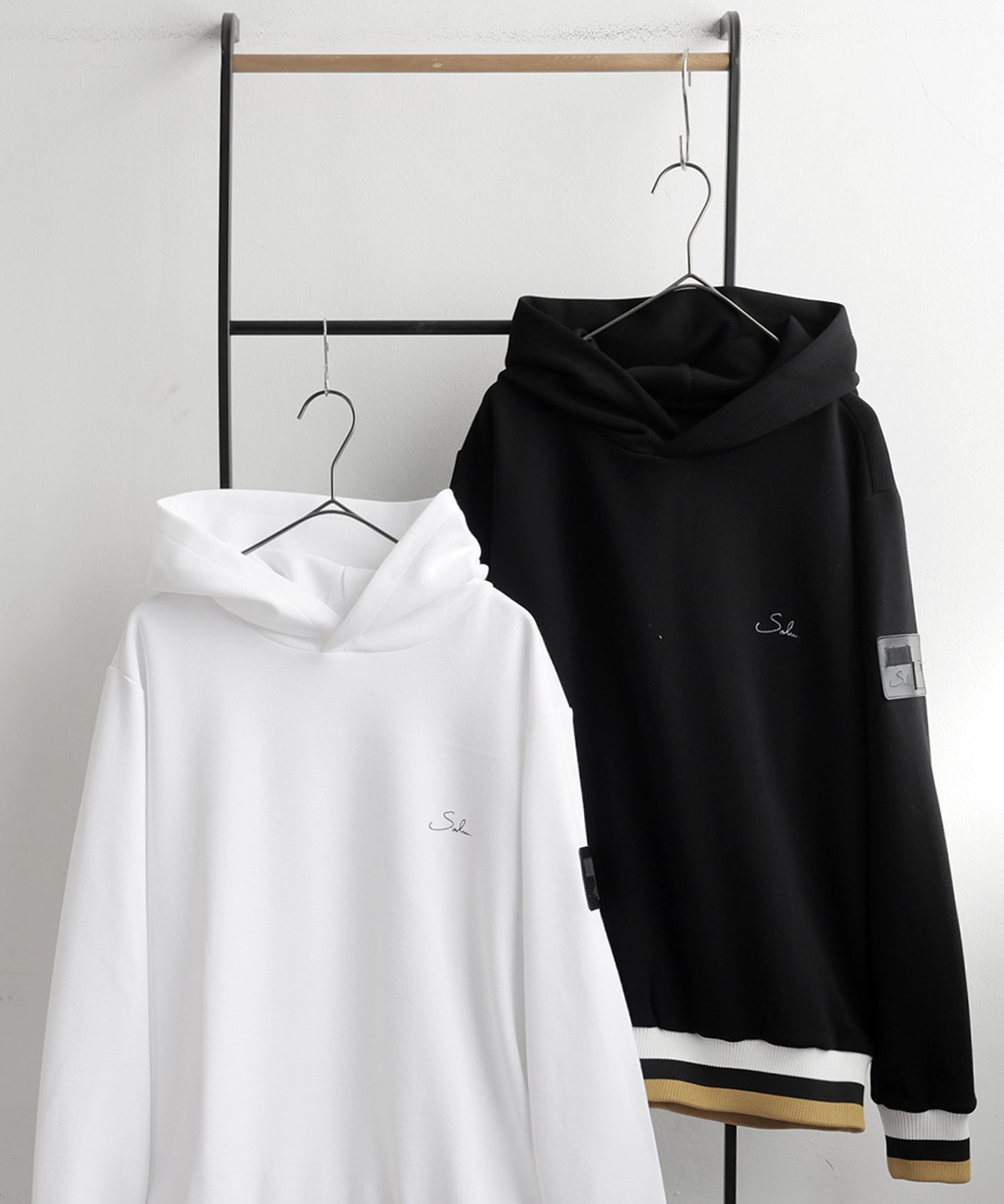 ANTIQUA GOLF×STCH Color-Coordinated Line Ribbed Hoodie Ladies