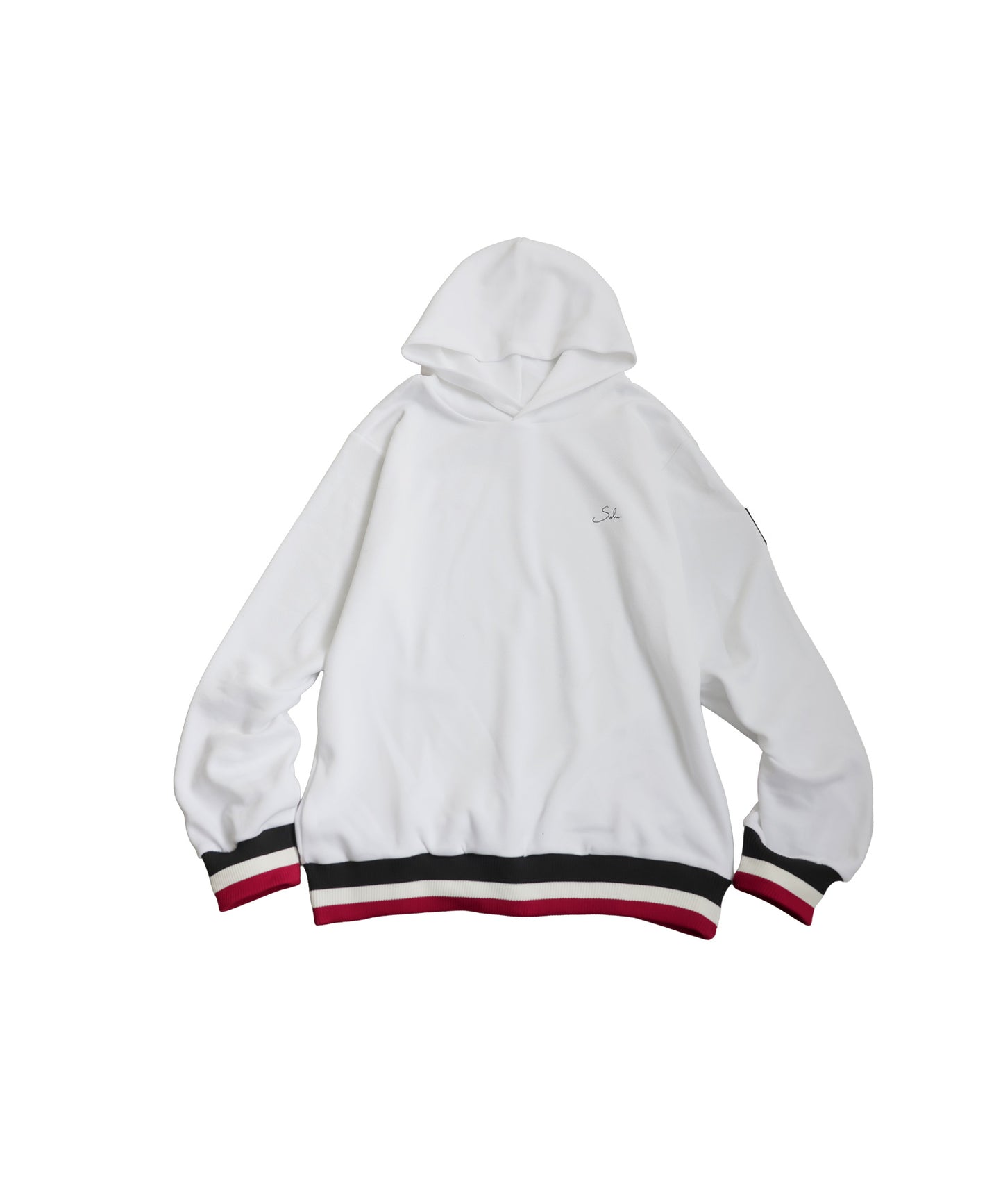 ANTIQUA GOLF×STCH Color-Coordinated Line Ribbed Hoodie Ladies