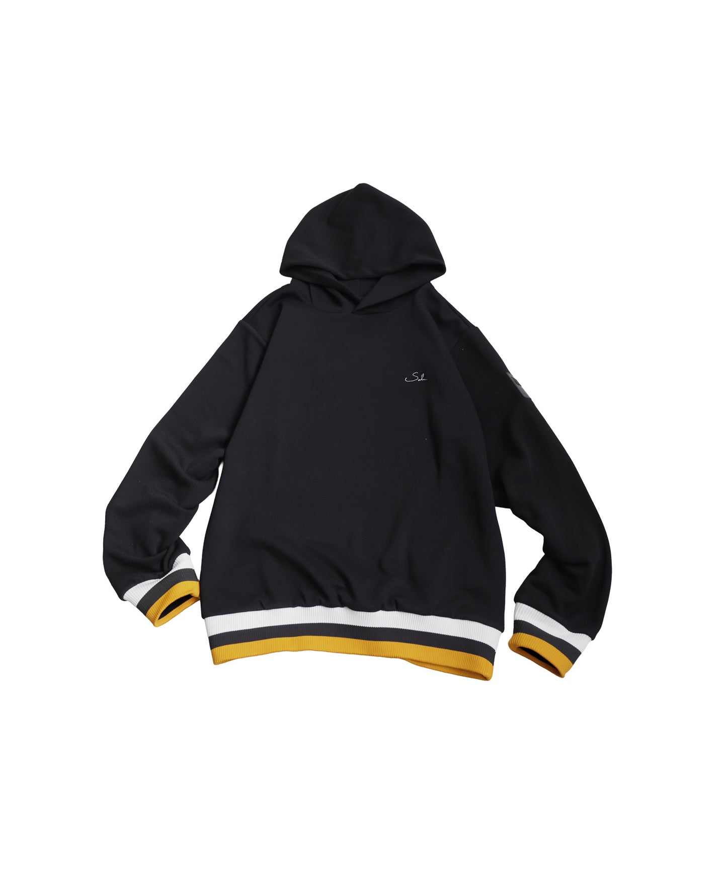 ANTIQUA GOLF×STCH Color-Coordinated Line Ribbed Hoodie Ladies