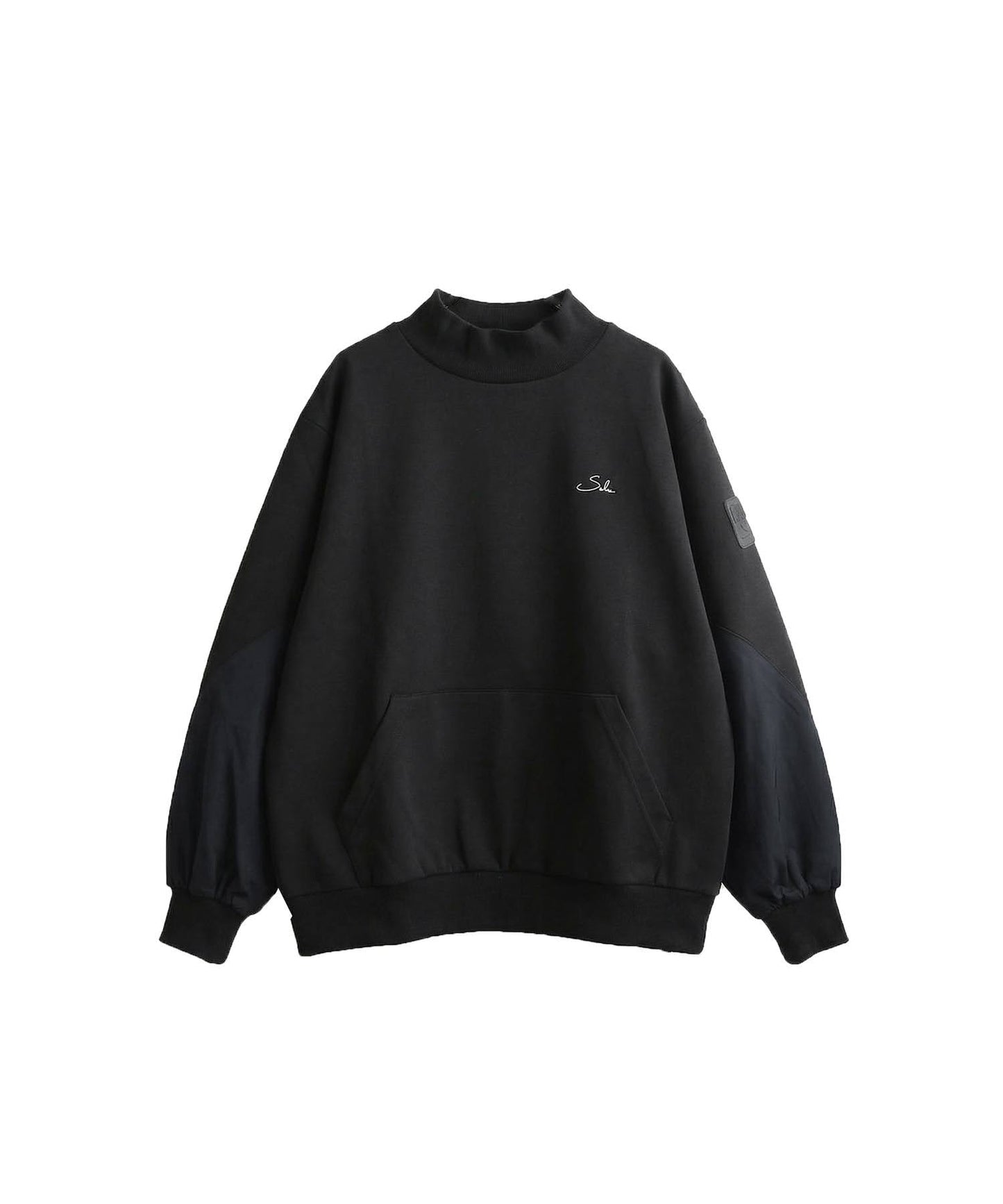 Salu Mock Neck Ponte Sweatshirt Ladies