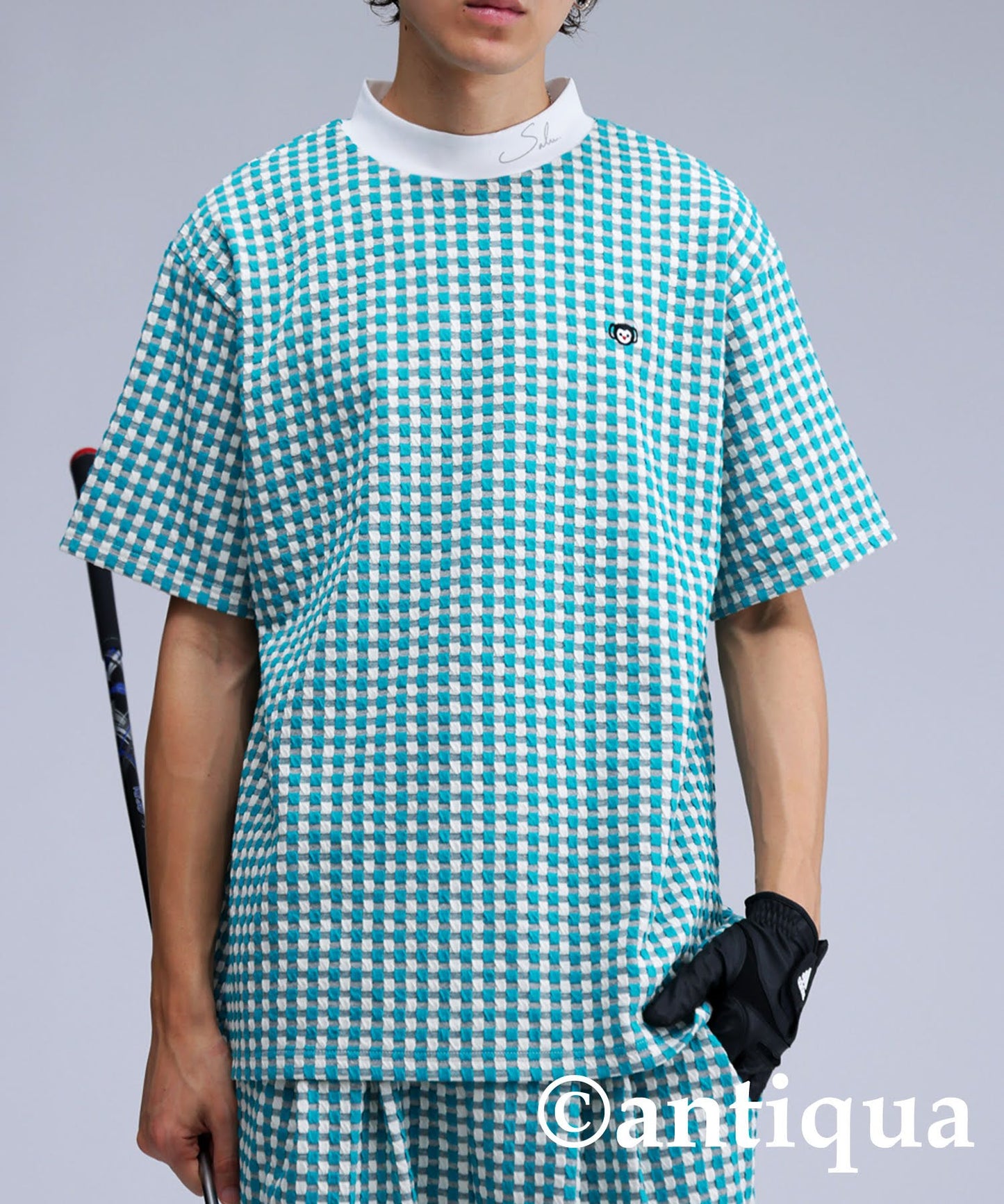 Salu. Men's Check Top