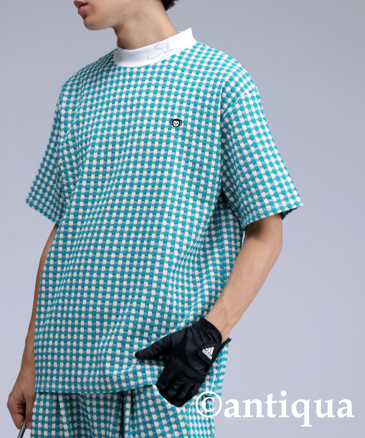 Salu. Men's Check Top