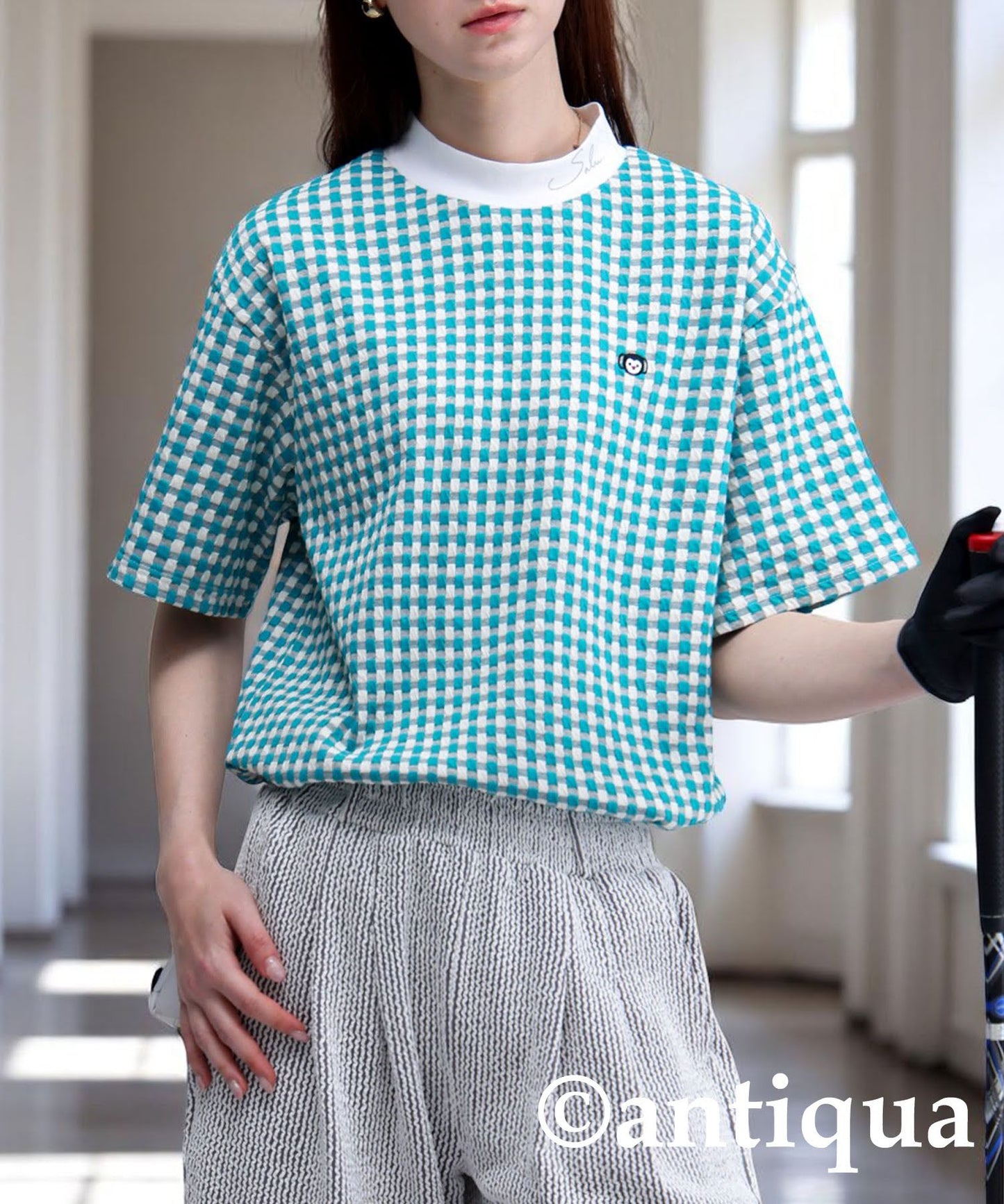 Salu. Ladies Check Top