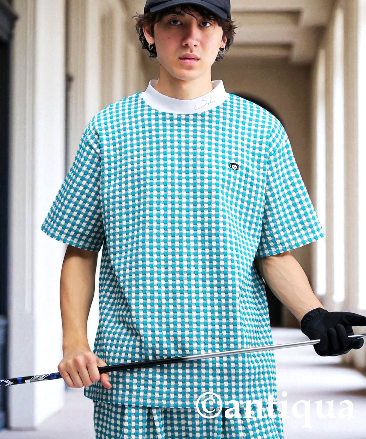 Salu. Men's Check Top