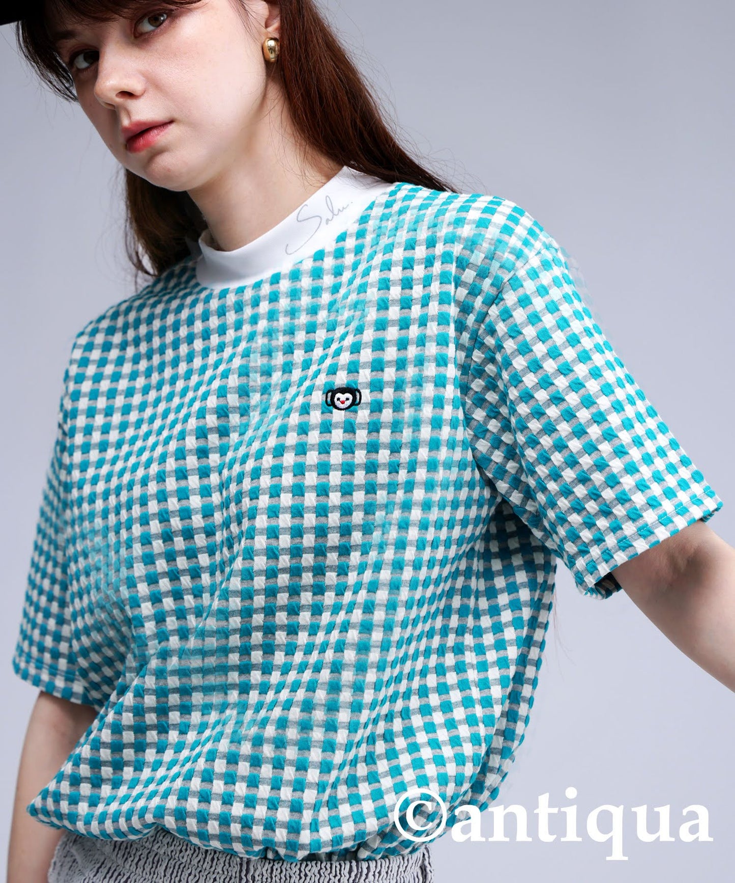 Salu. Ladies Check Top