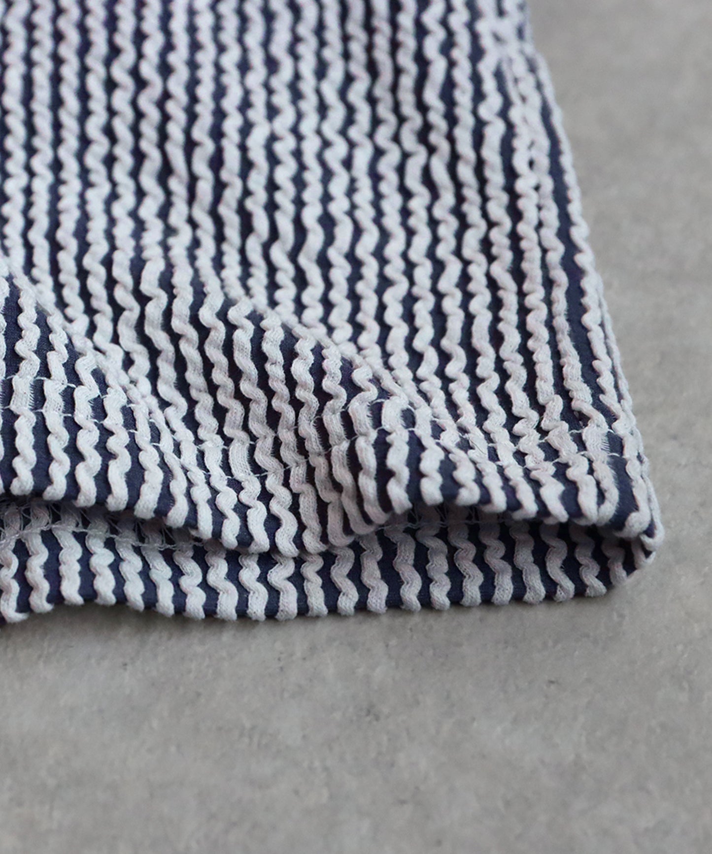 Salu. Men's Striped Logo Top