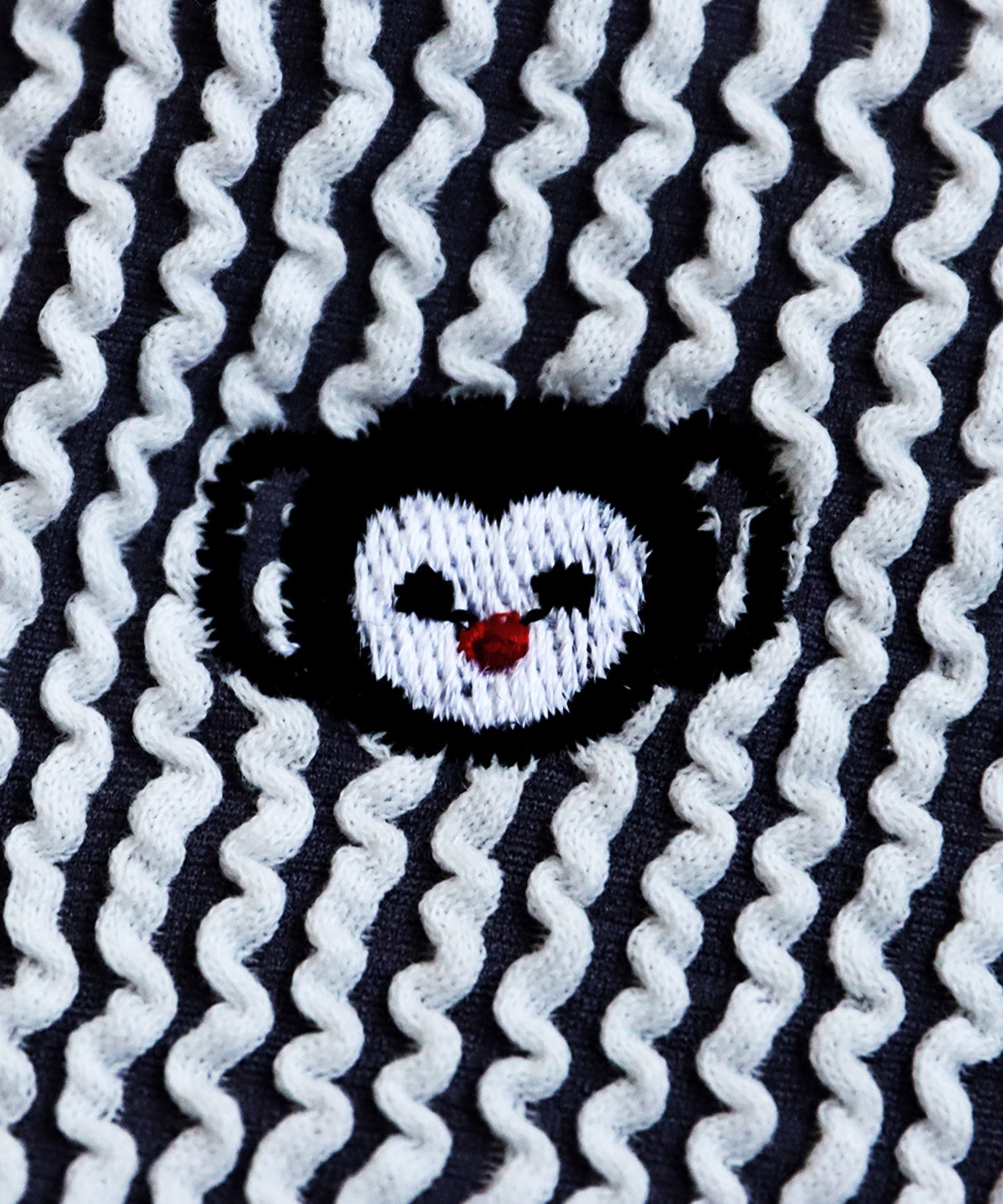 Salu. Ladies Striped Logo Top