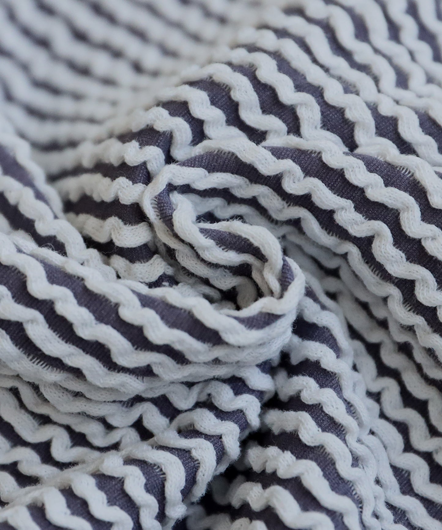 Salu. Men's Striped Logo Top