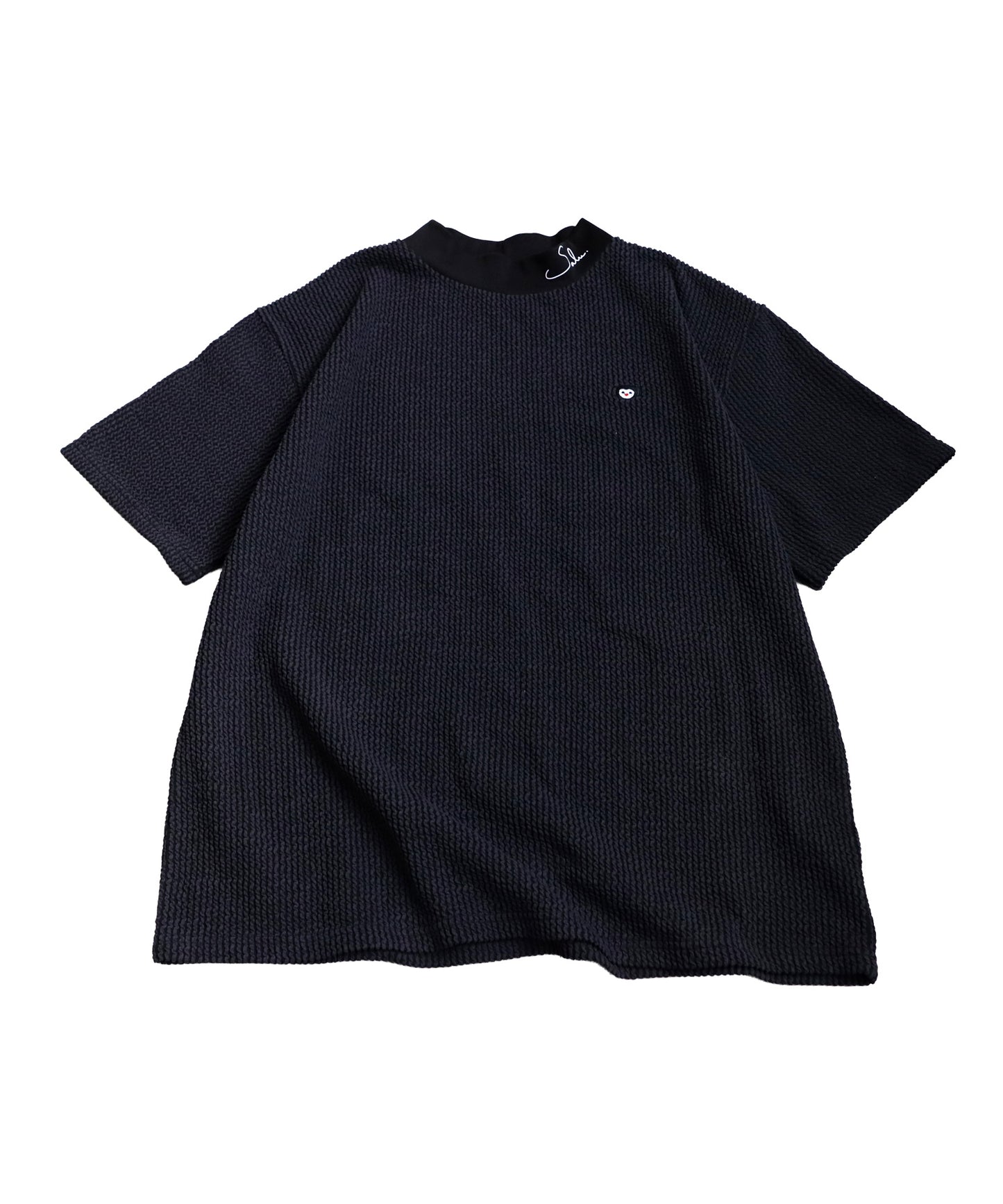 Salu. Ladies Striped Logo Top