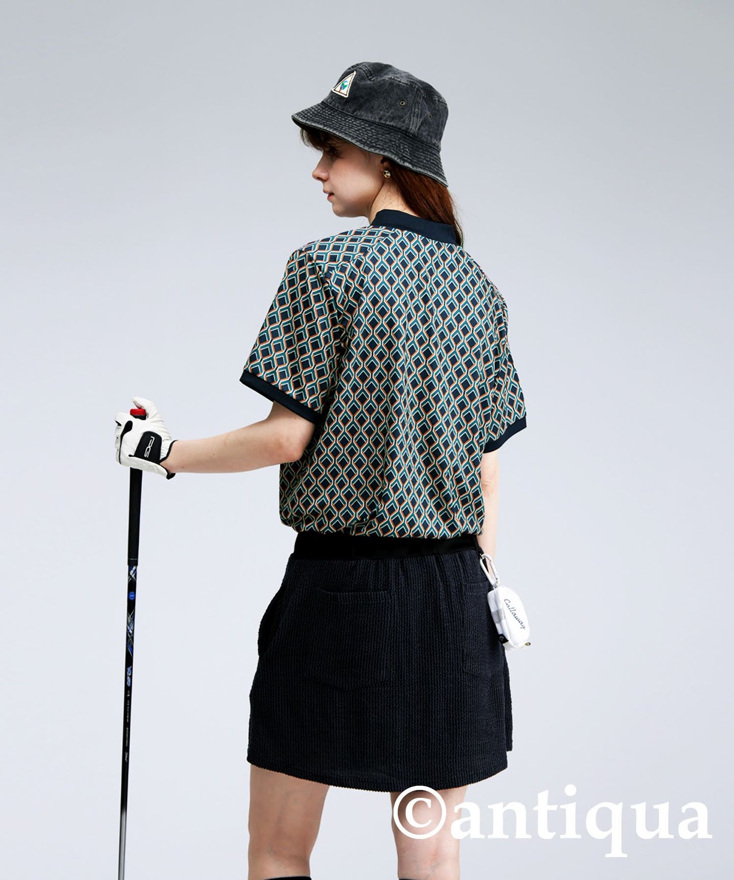 Salu. Ladies Geometric Print T-Shirt