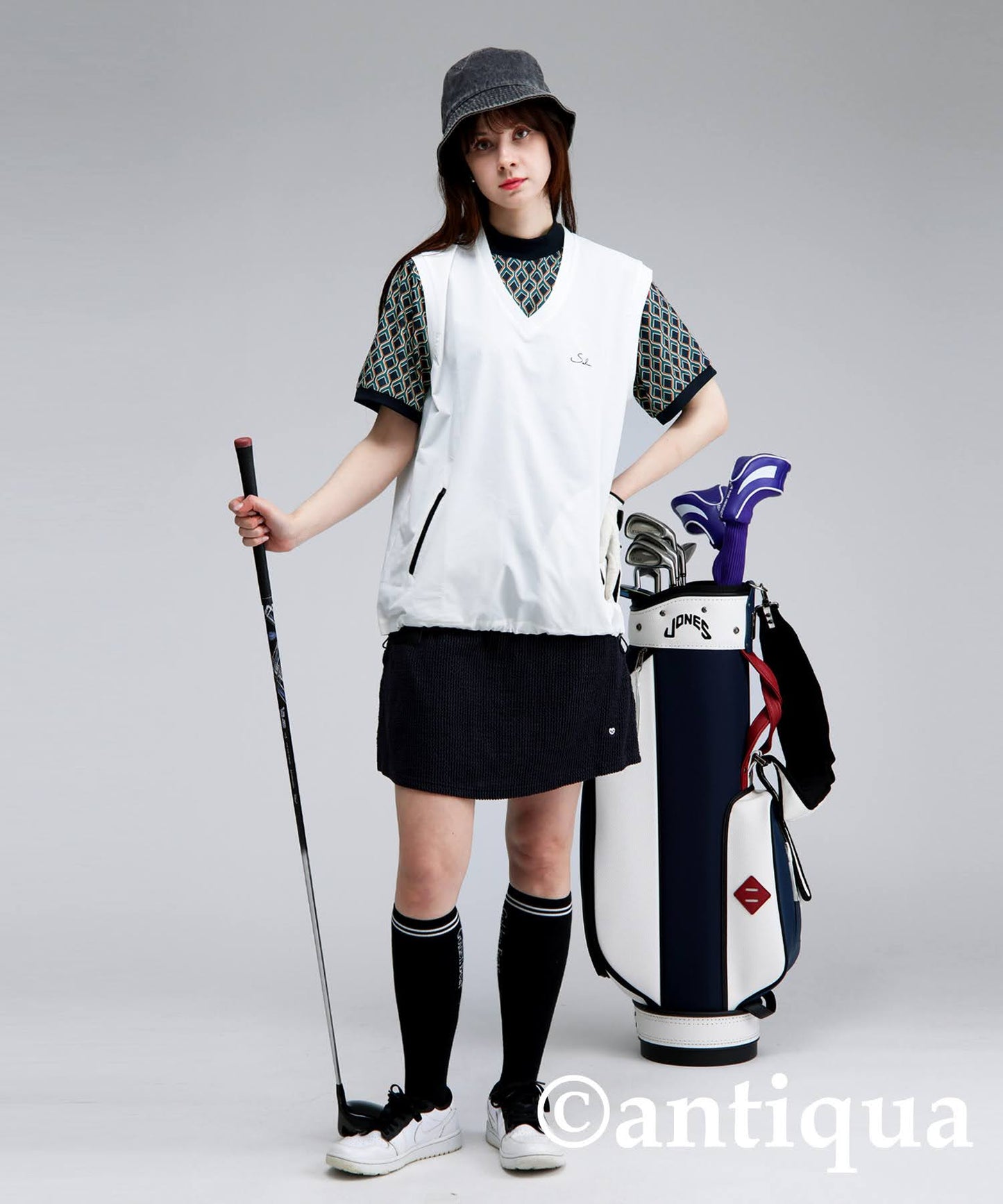 Salu. Ladies Geometric Print T-Shirt