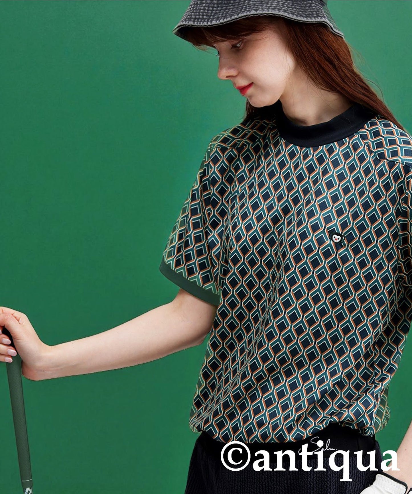 Salu. Ladies Geometric Print T-Shirt