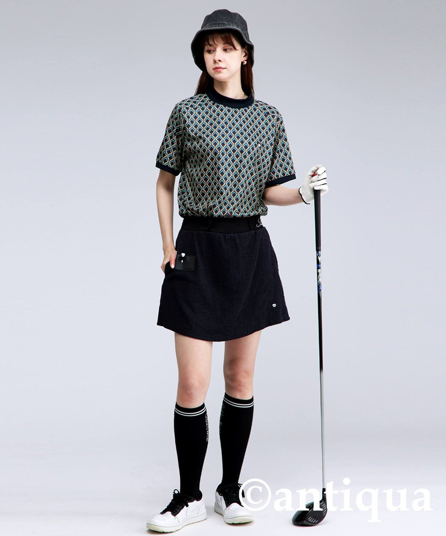 Salu. Ladies Geometric Print T-Shirt