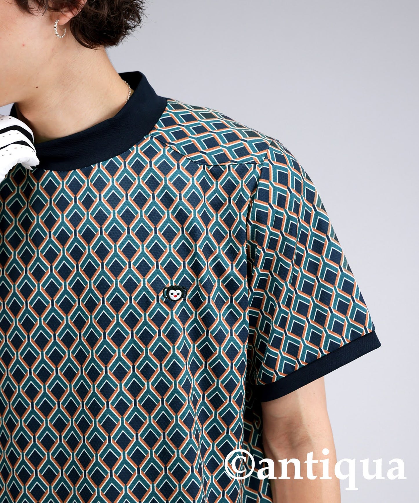 Salu. Men's Geometric Print T-Shirt