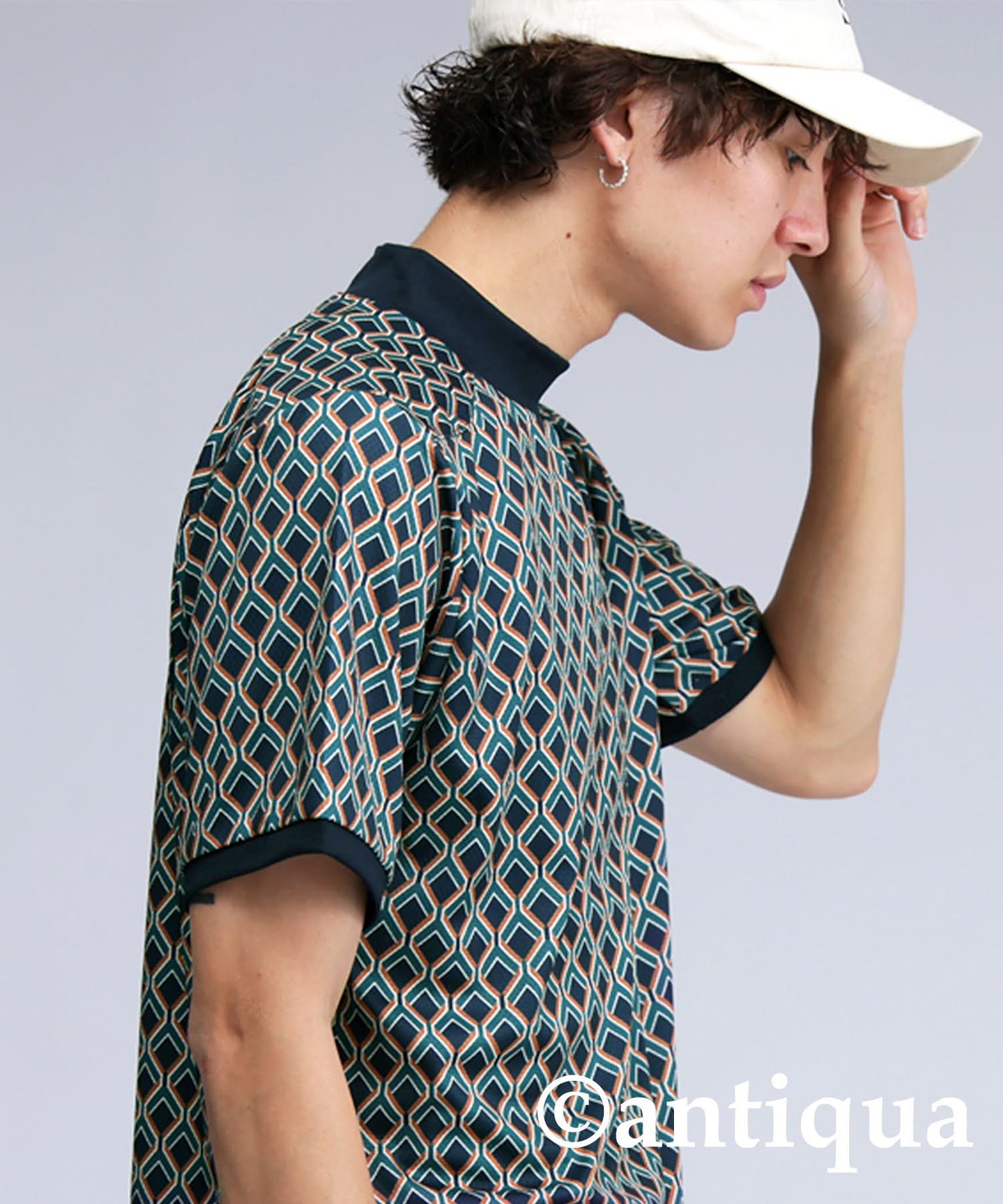 Salu. Men's Geometric Print T-Shirt
