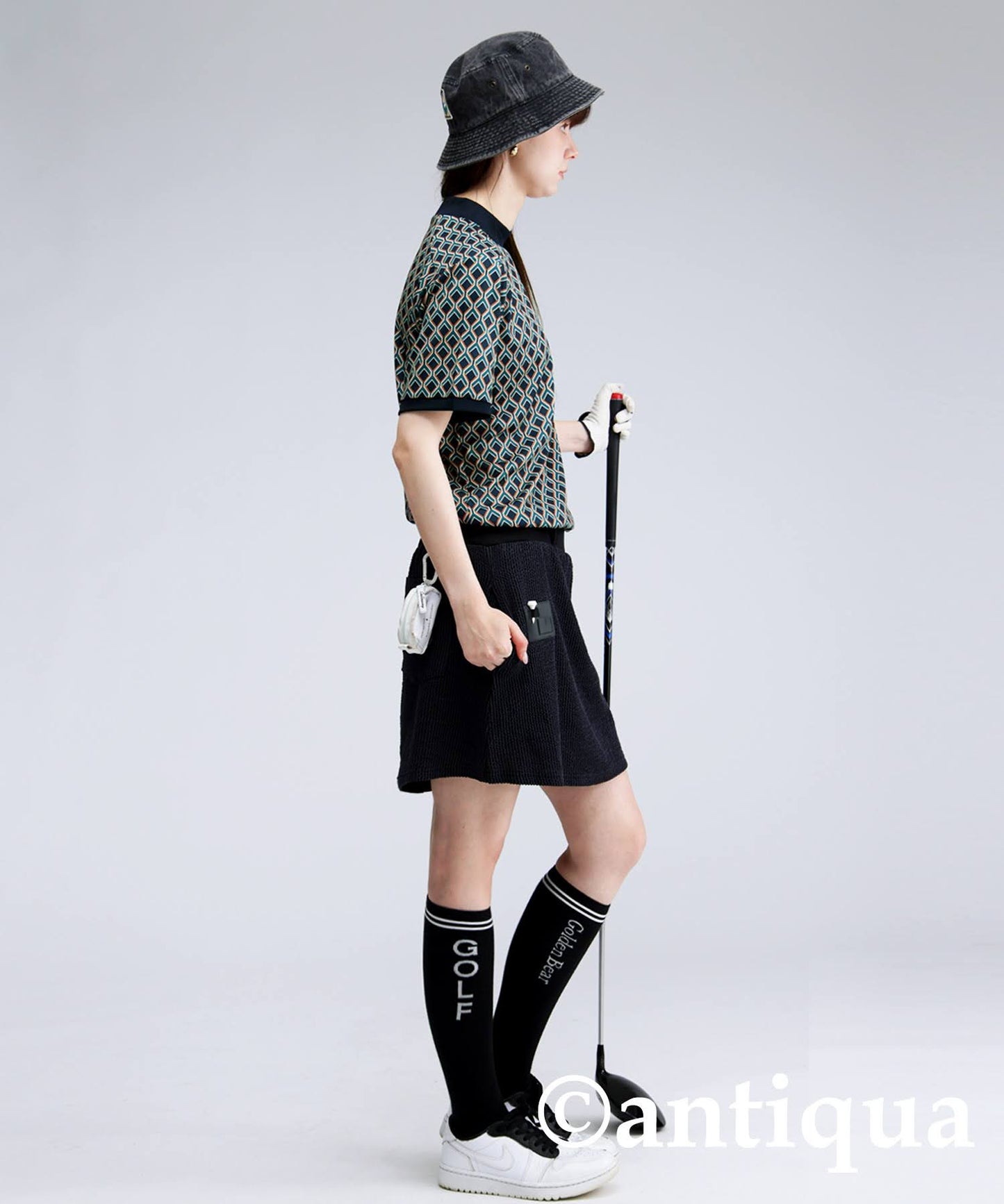 Salu. Ladies Geometric Print T-Shirt