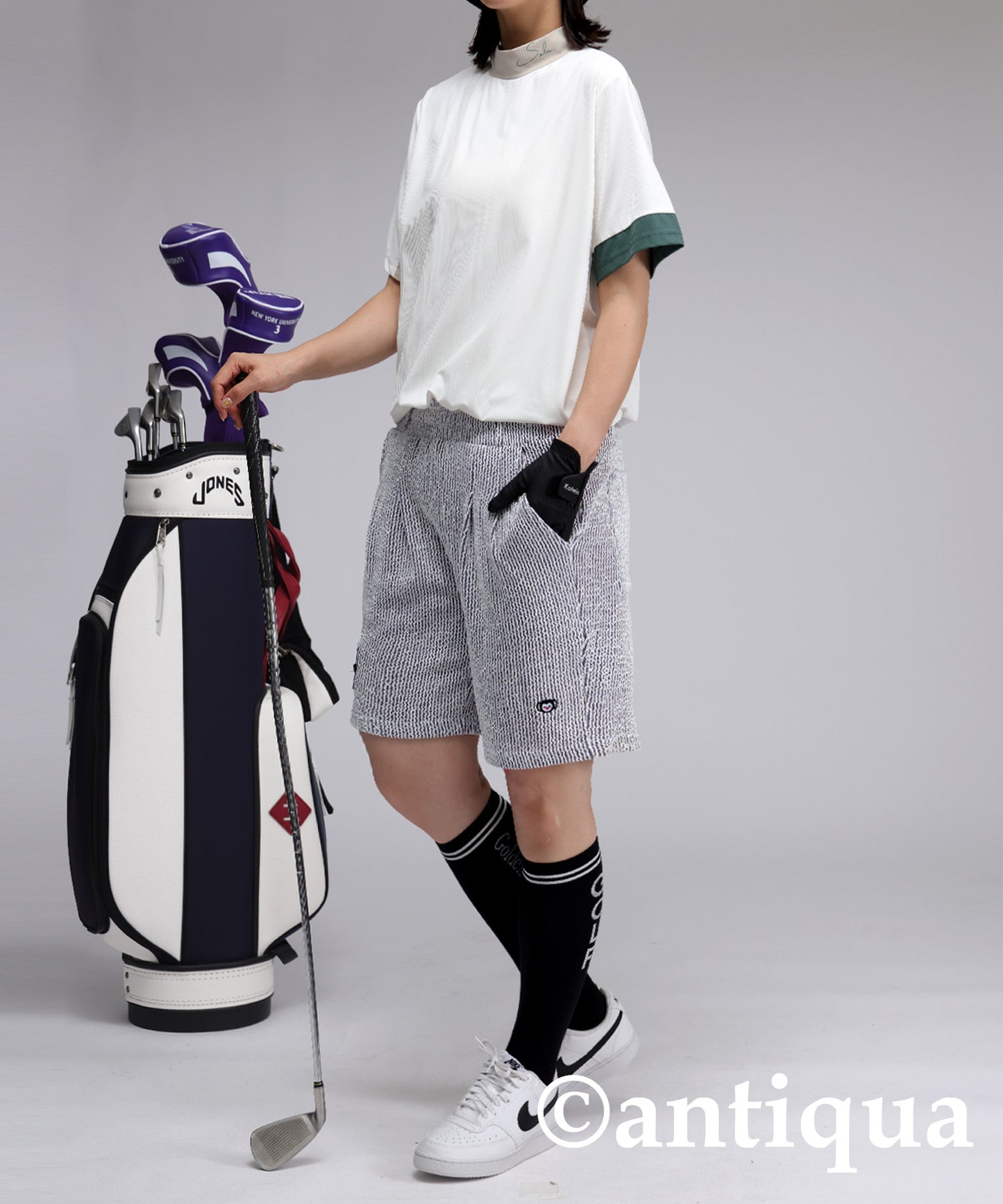 Salu. Ladies Striped Logo Pants