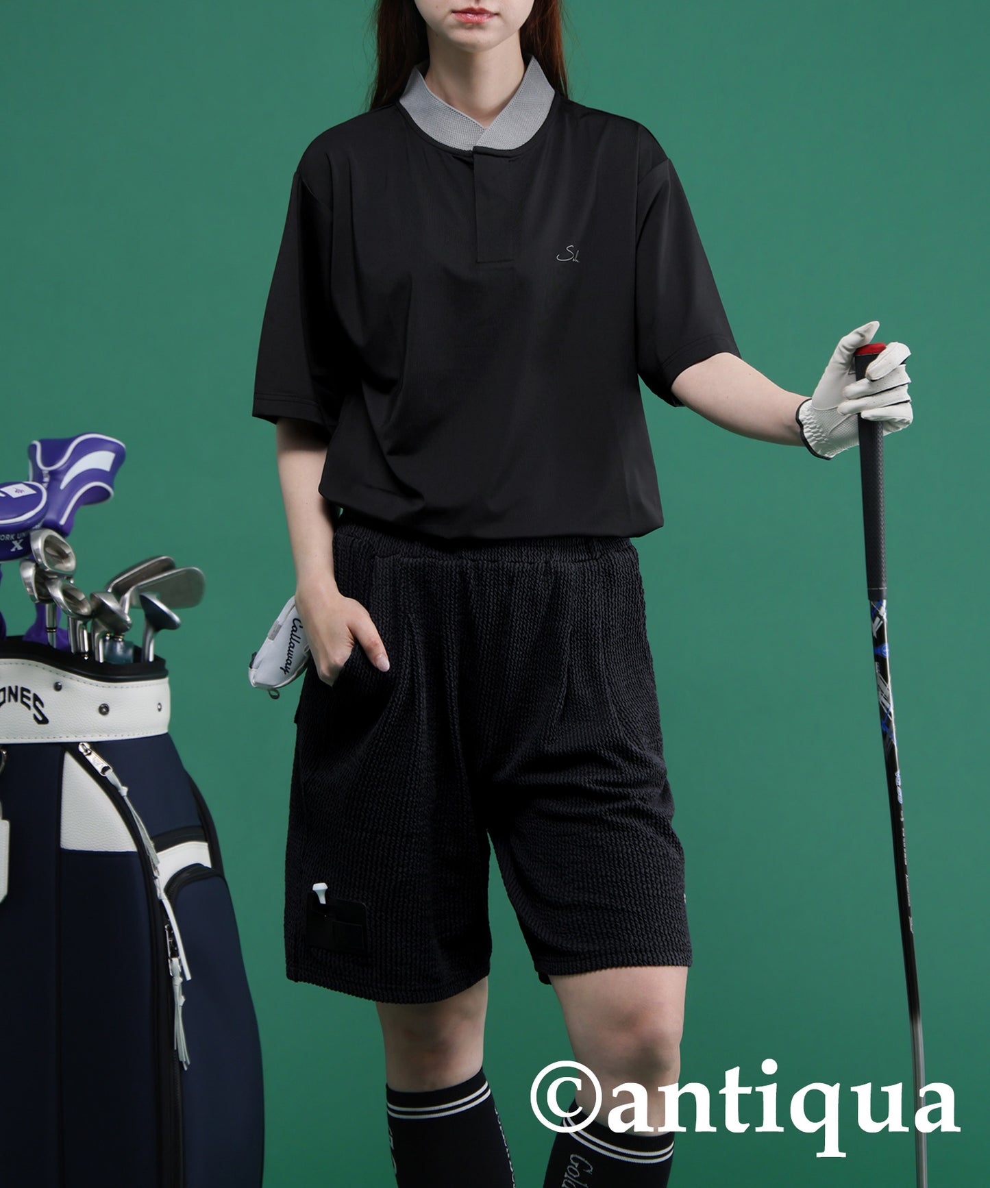 Salu. Ladies Striped Logo Pants