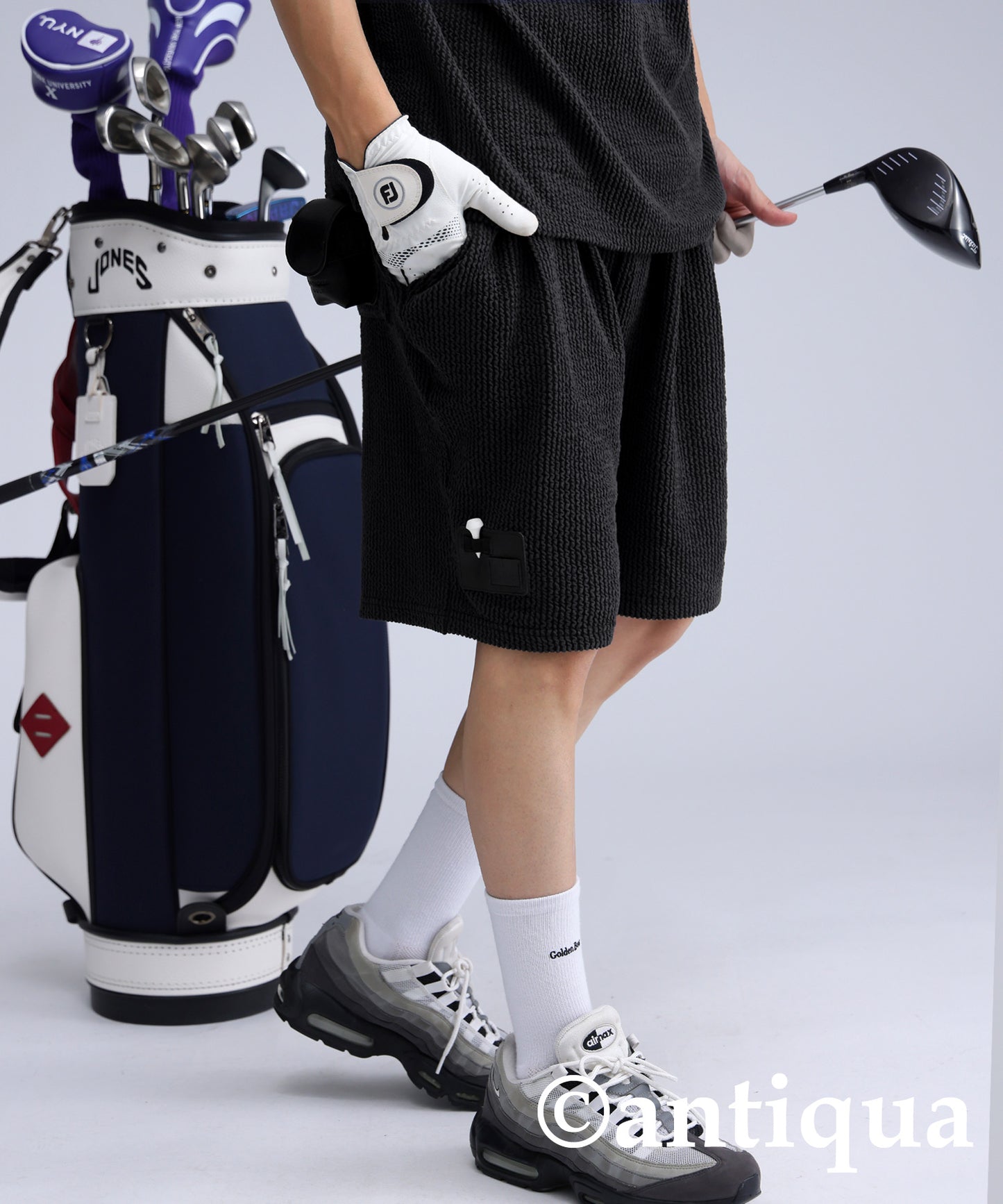 Salu. Men's Striped Logo Pants