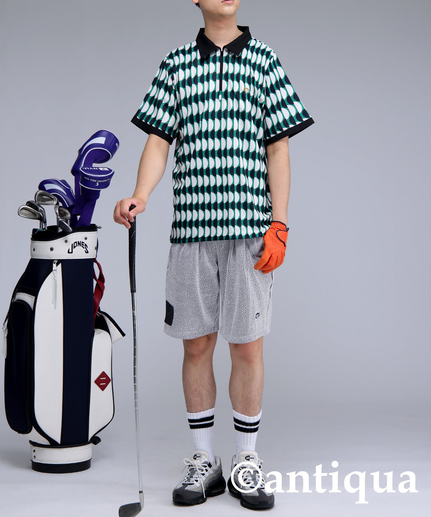 Salu. Men's Striped Logo Pants