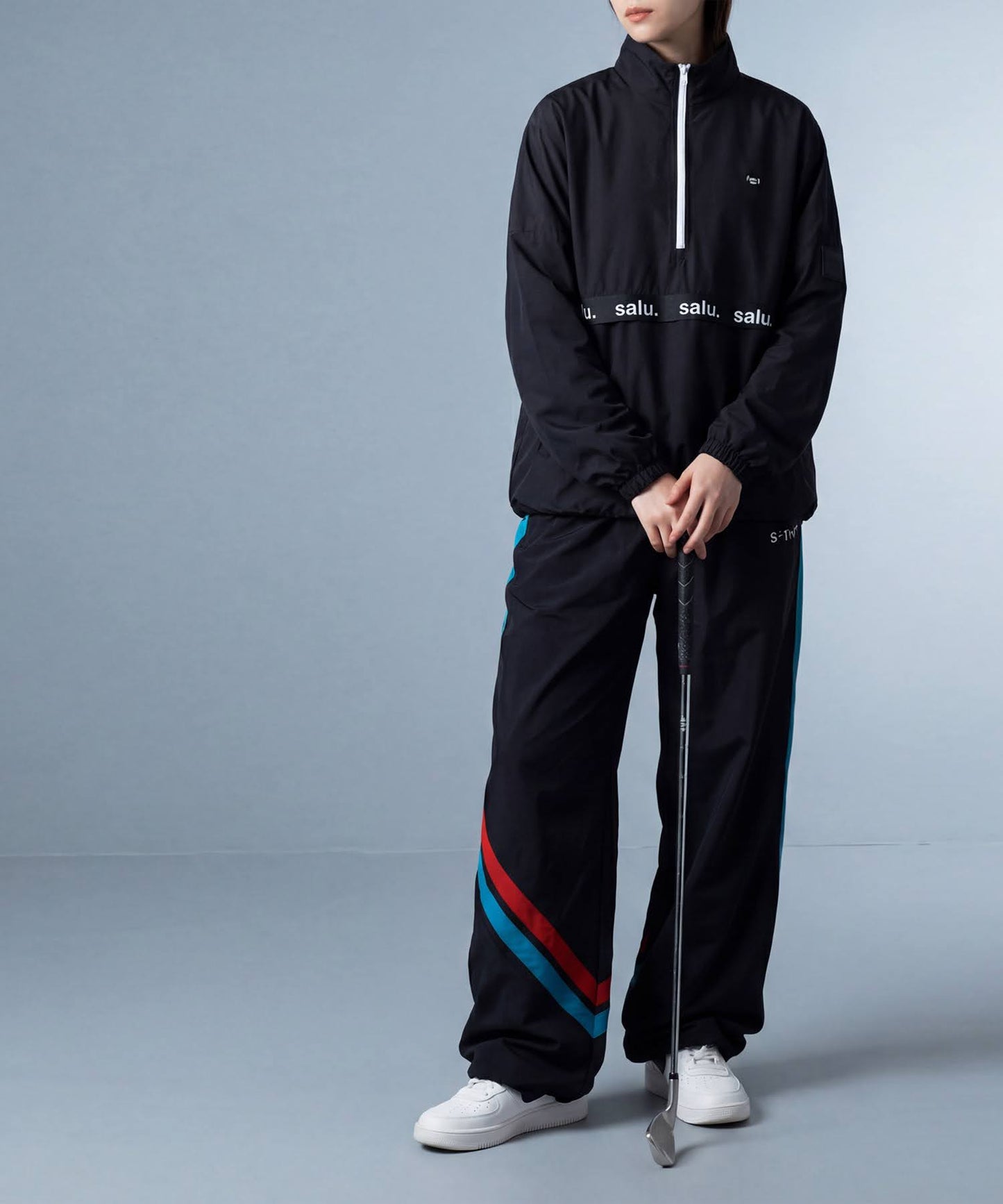 Salu Color-Blocked Half-Zip Top Ladies