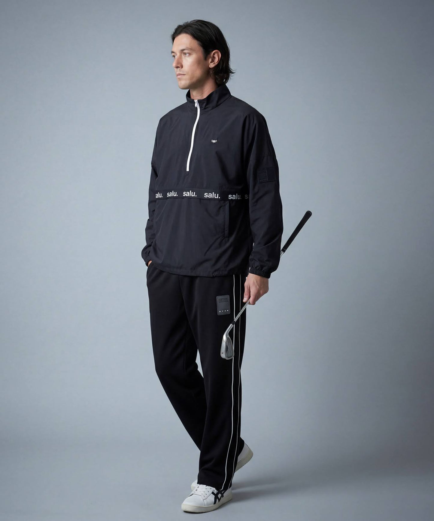 Salu Color-Blocked Half-Zip Top Men's