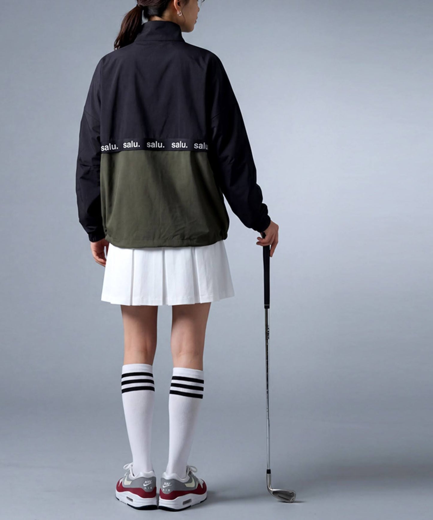 Salu Color-Blocked Half-Zip Top Ladies