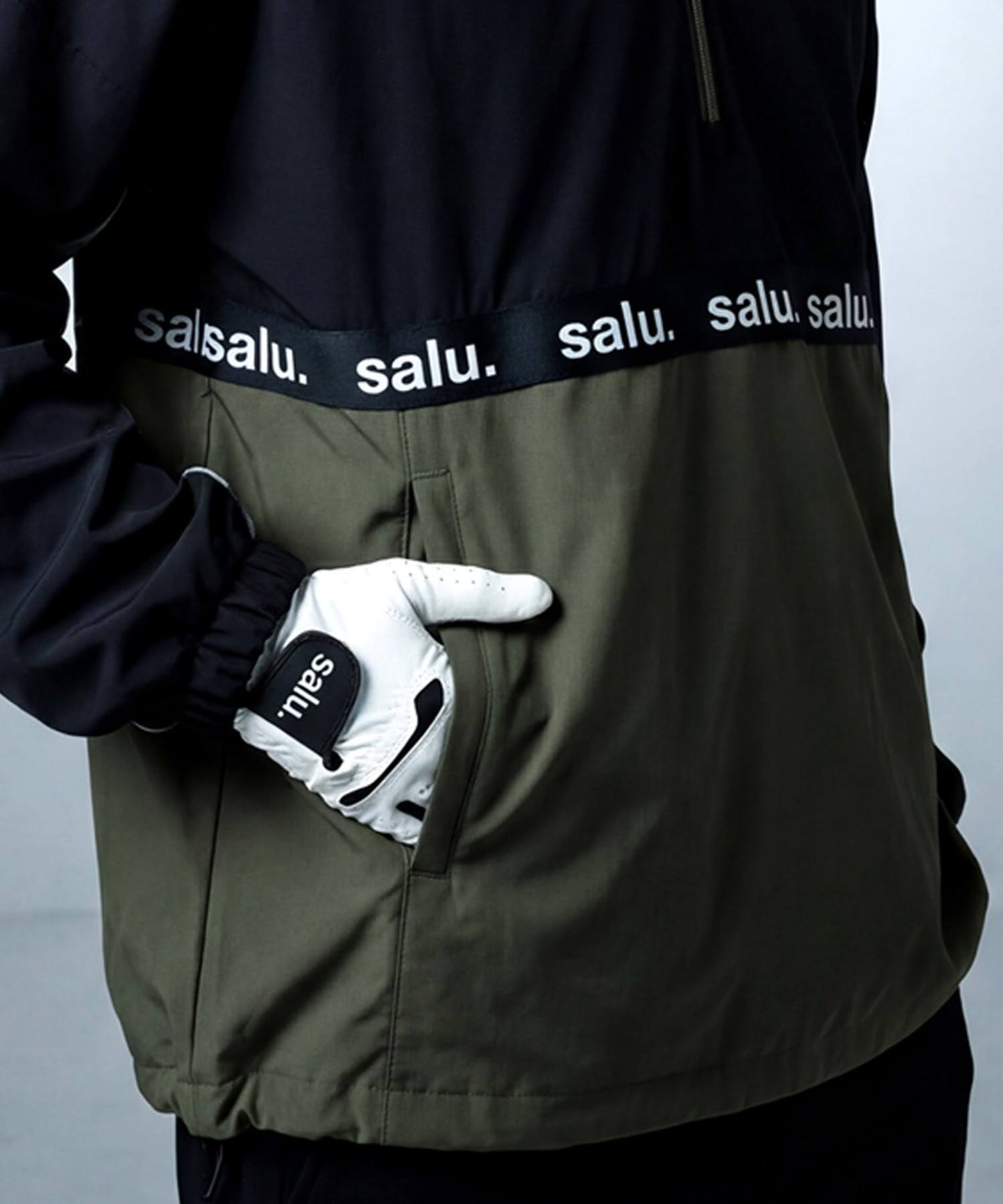 Salu Color-Blocked Half-Zip Top Men's