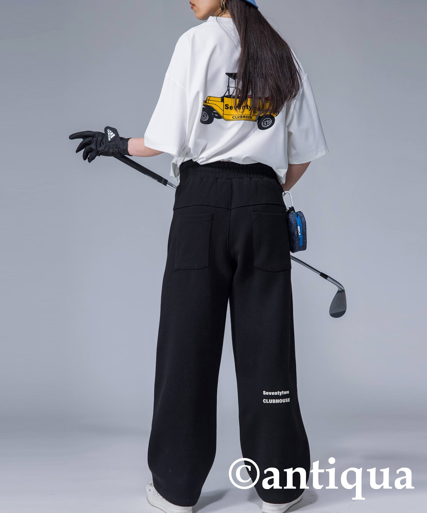 ANTIQUAGOLF×STCH Ladies Straight Pants