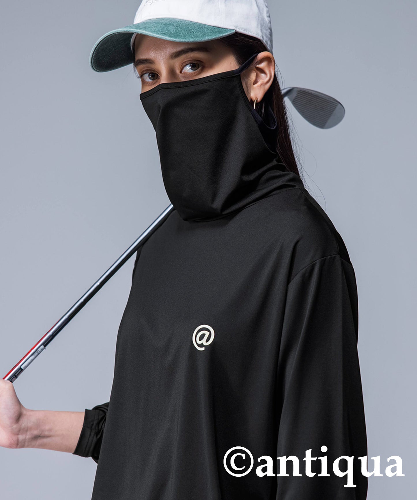 ANTIQUAGOLF×STCH Ladies Inner shirt with mask