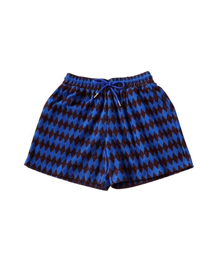 ANTIQUAGOLF×STCH Ladies shorts geometric pattern