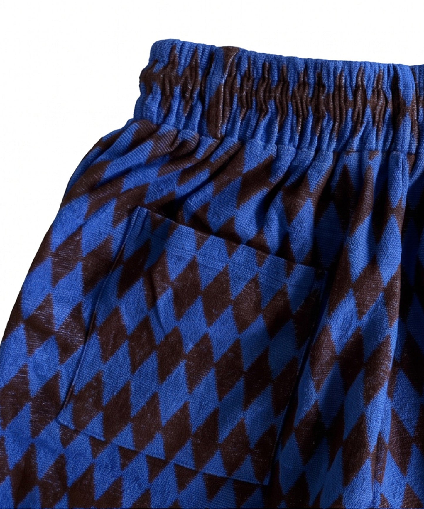 ANTIQUAGOLF×STCH Ladies shorts geometric pattern