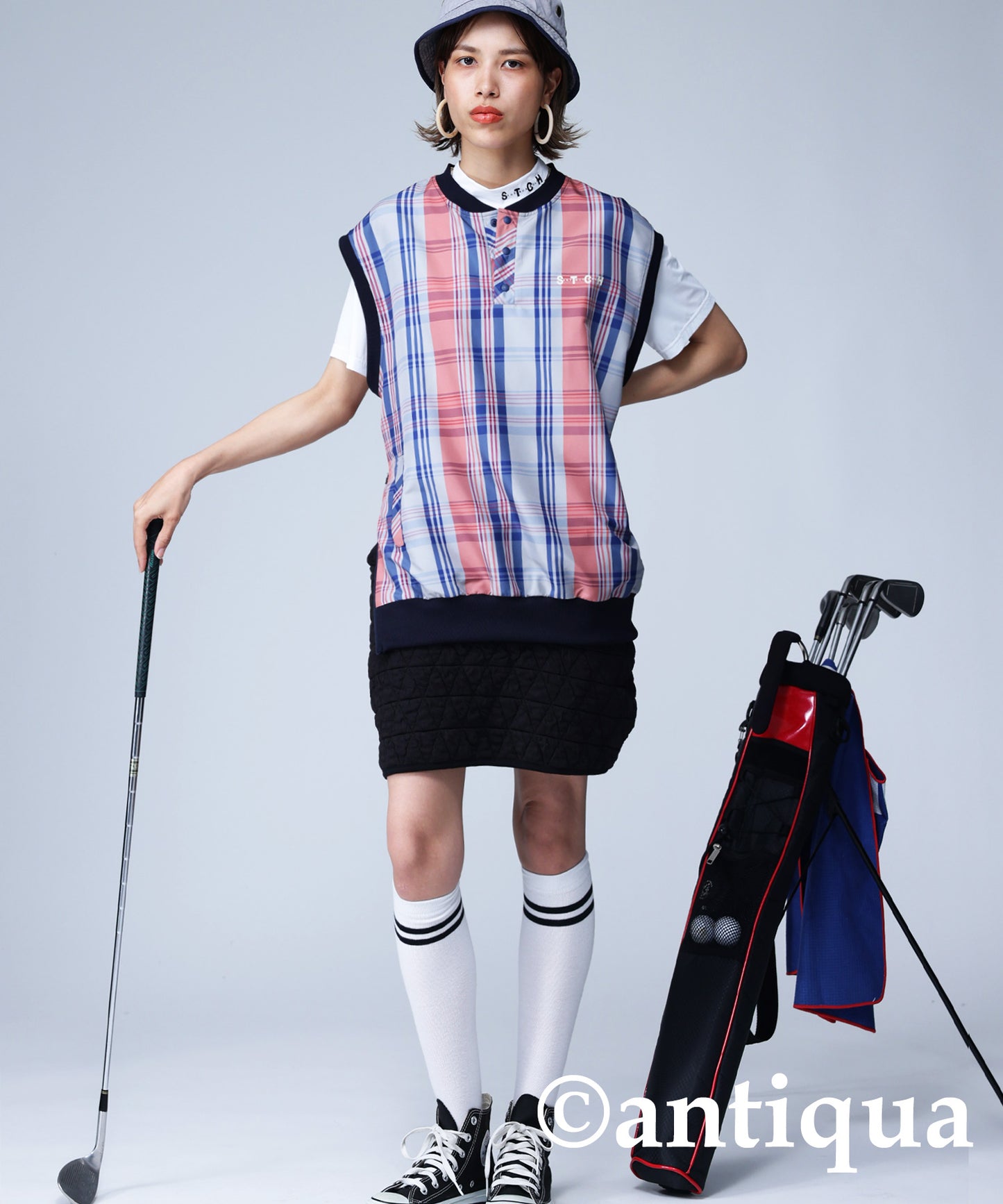 ANTIQUA GOLF×STCH Under Shirt Ladies