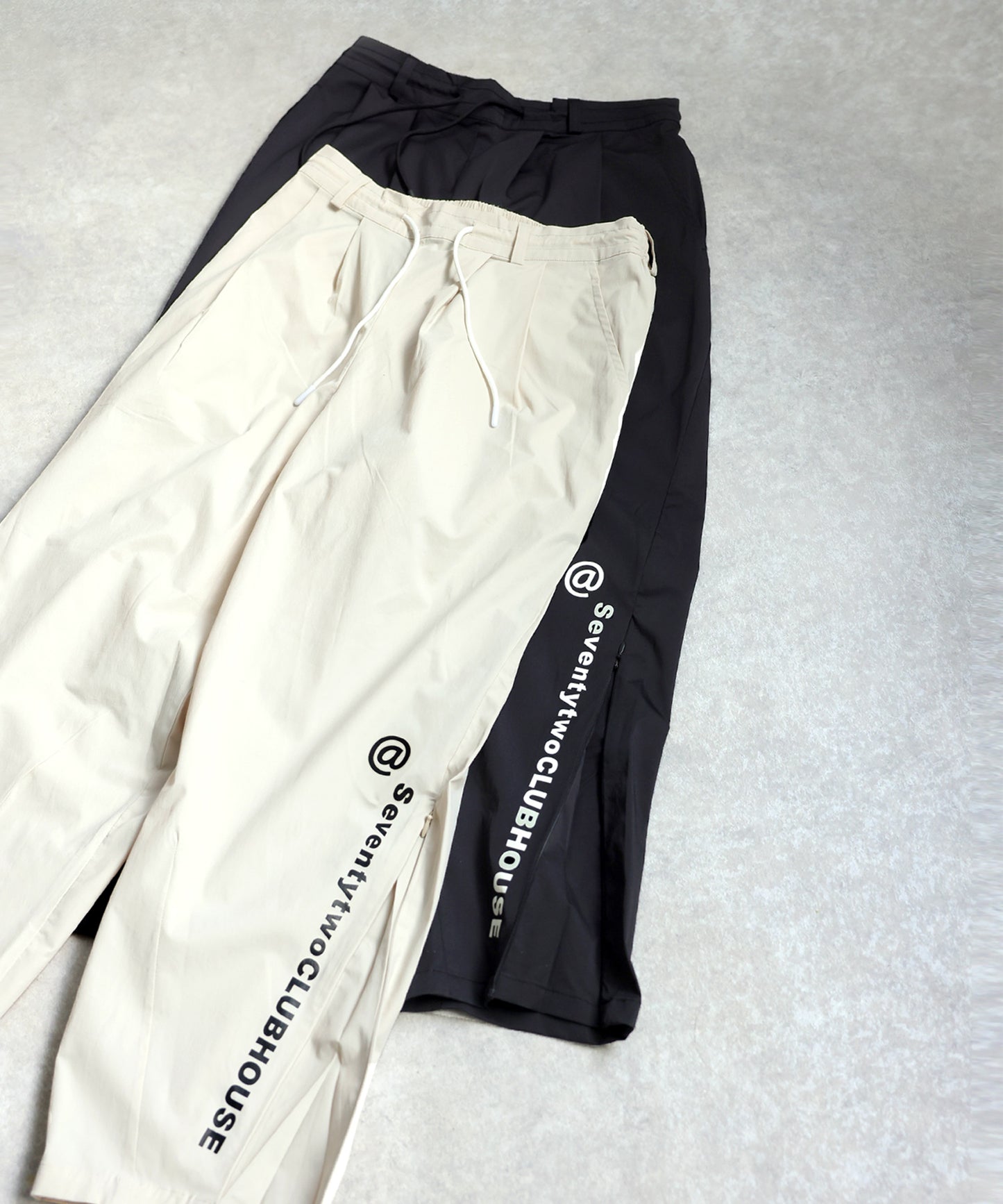 ANTIQUAGOLF×STCH Men's logo pants