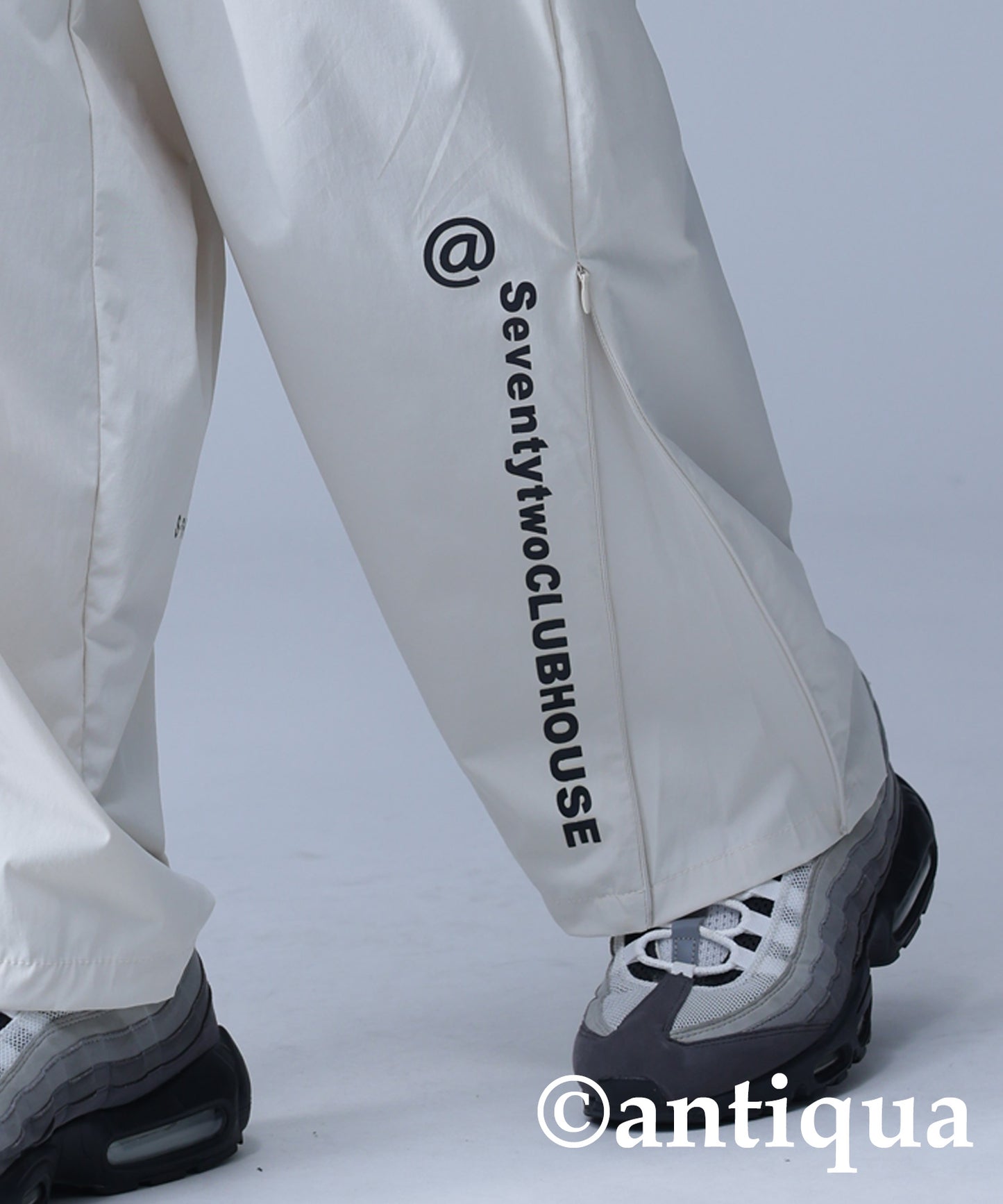 ANTIQUAGOLF×STCH Men's logo pants