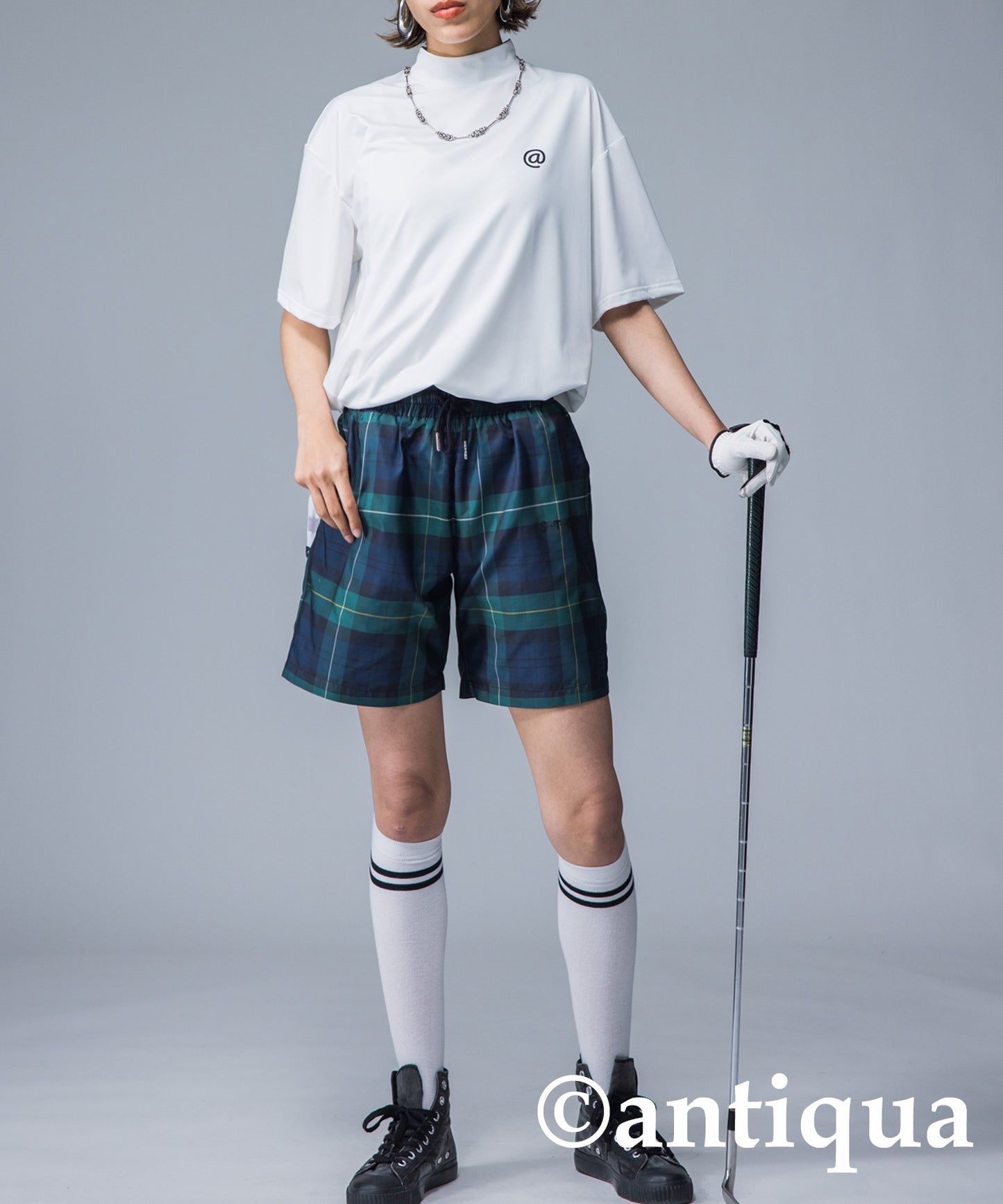 ANTIQUAGOLF×STCH Ladies shorts