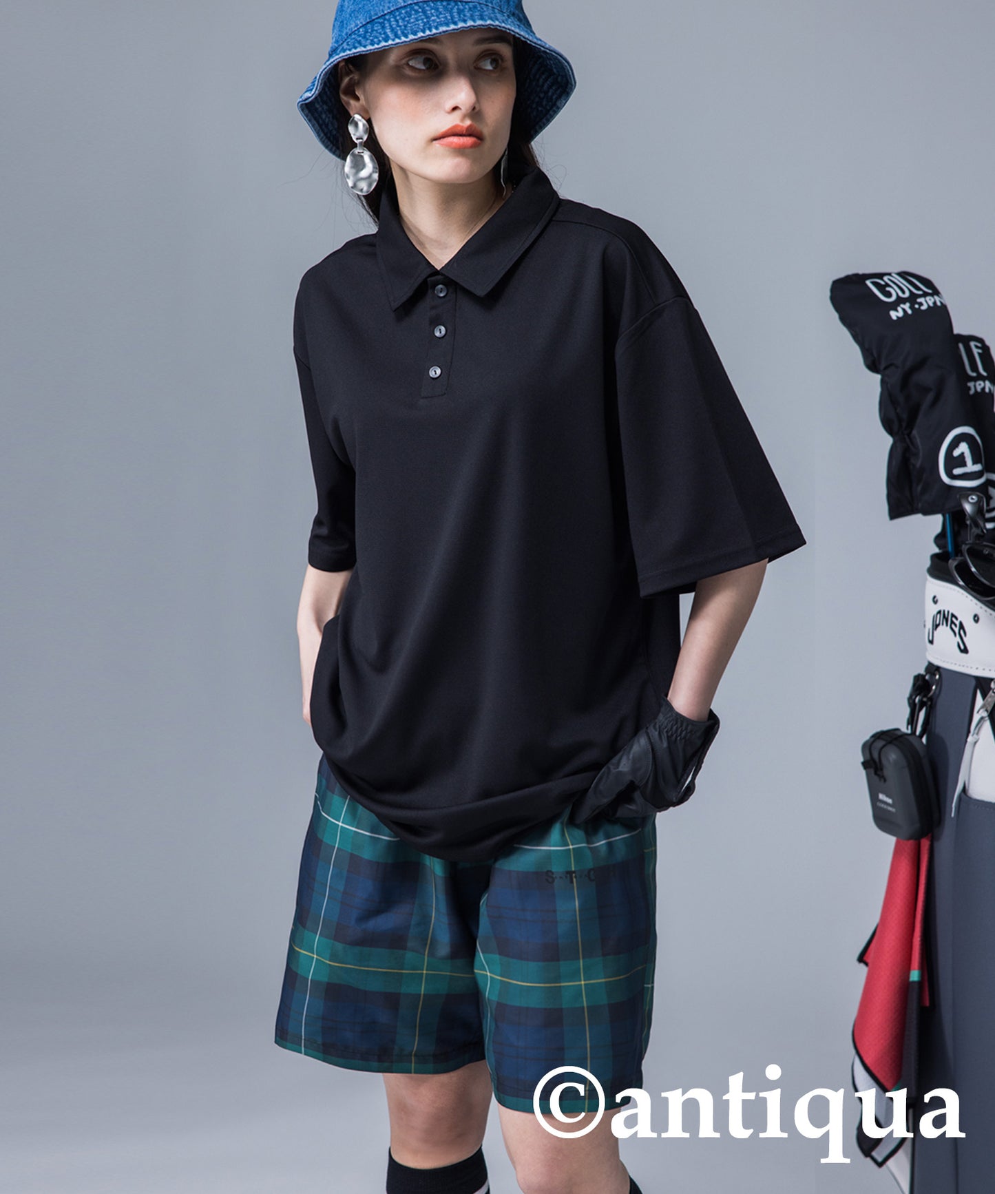 ANTIQUAGOLF×STCH Ladies shorts