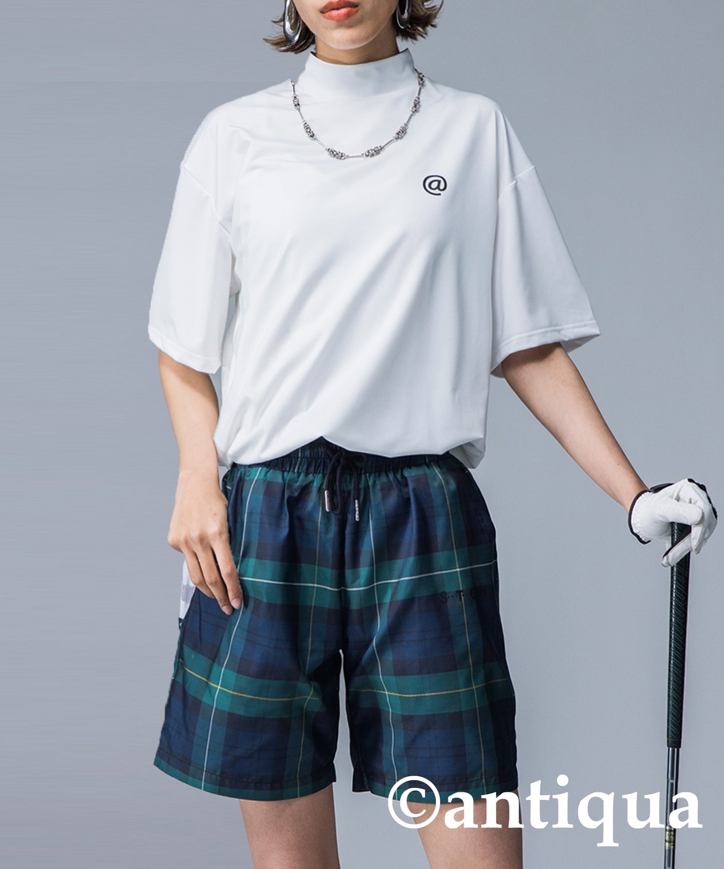 ANTIQUAGOLF×STCH Ladies shorts